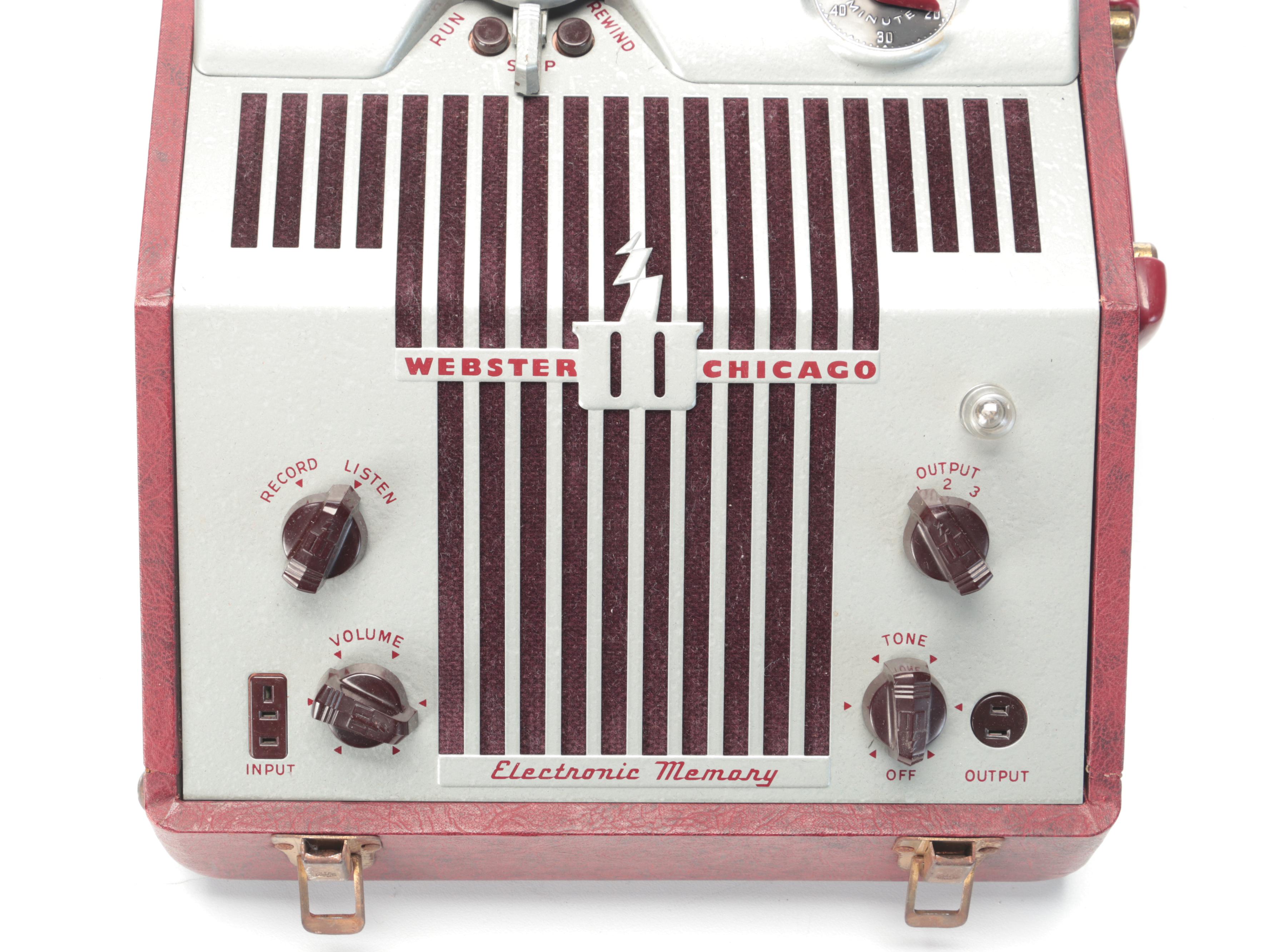 Webster-Chicago Electronic Memory Wire Recorder, Mid-20th Century