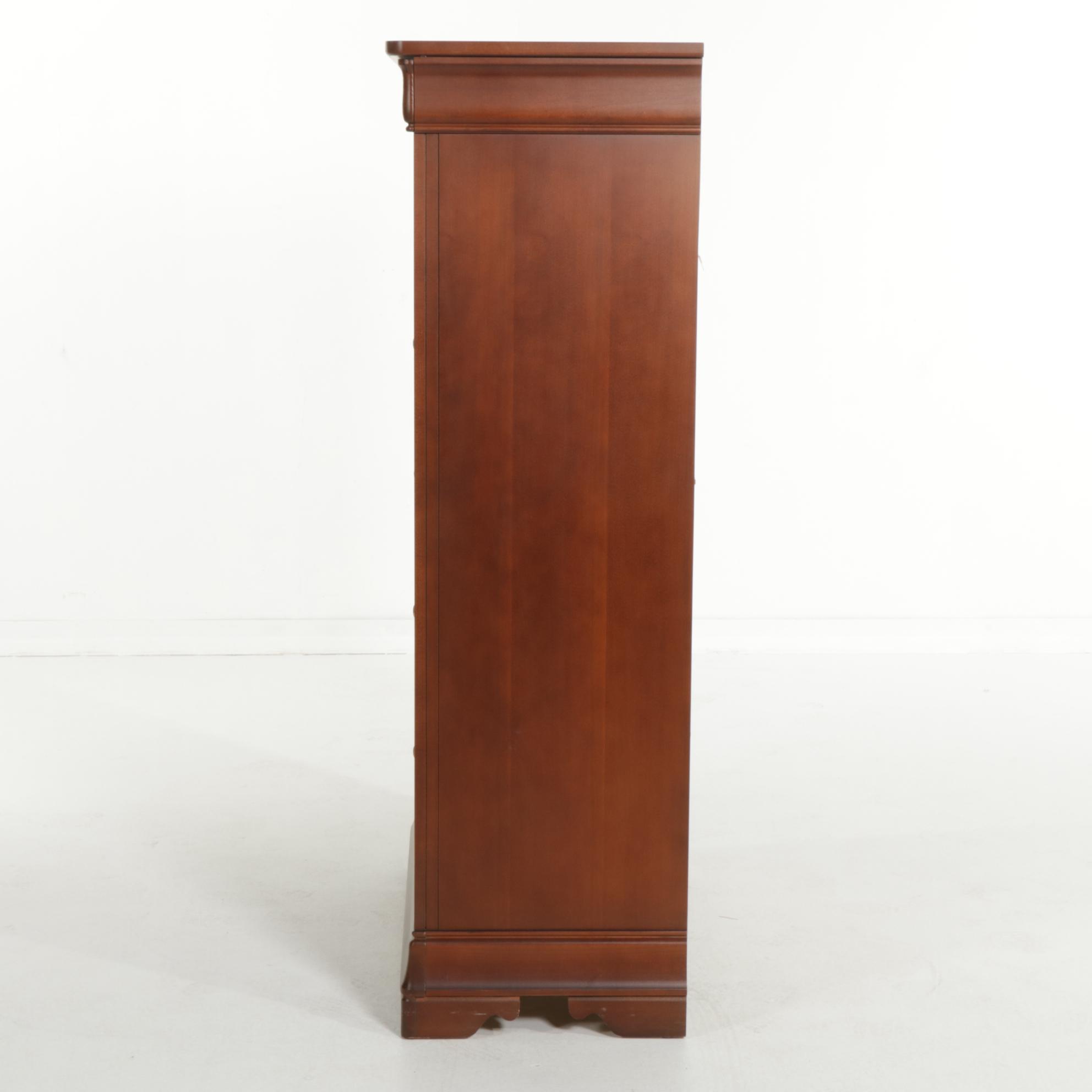 Thomasville Impressions Cherry Five Drawer Dresser in Merlot Finish