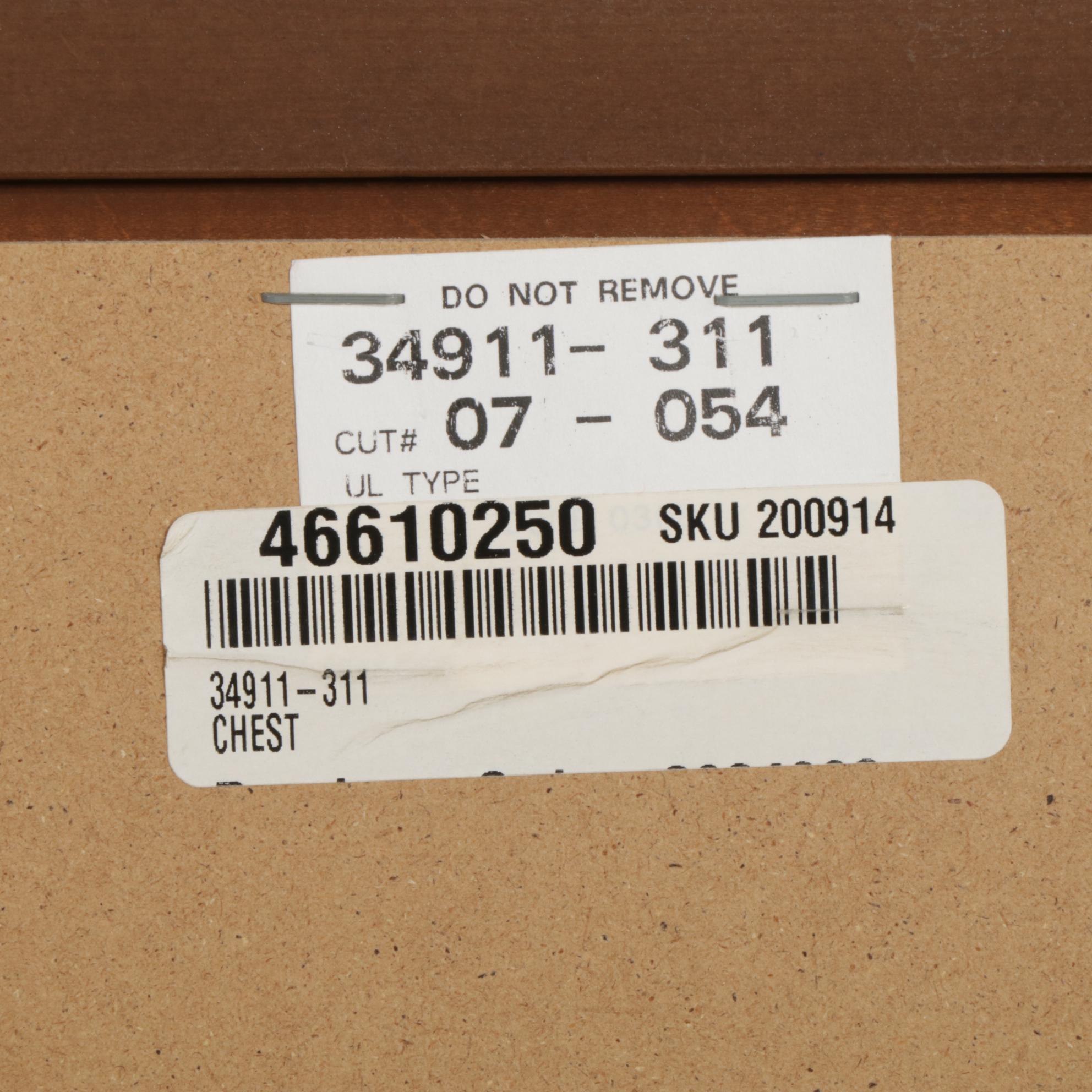 Thomasville Impressions Cherry Five Drawer Dresser in Merlot Finish