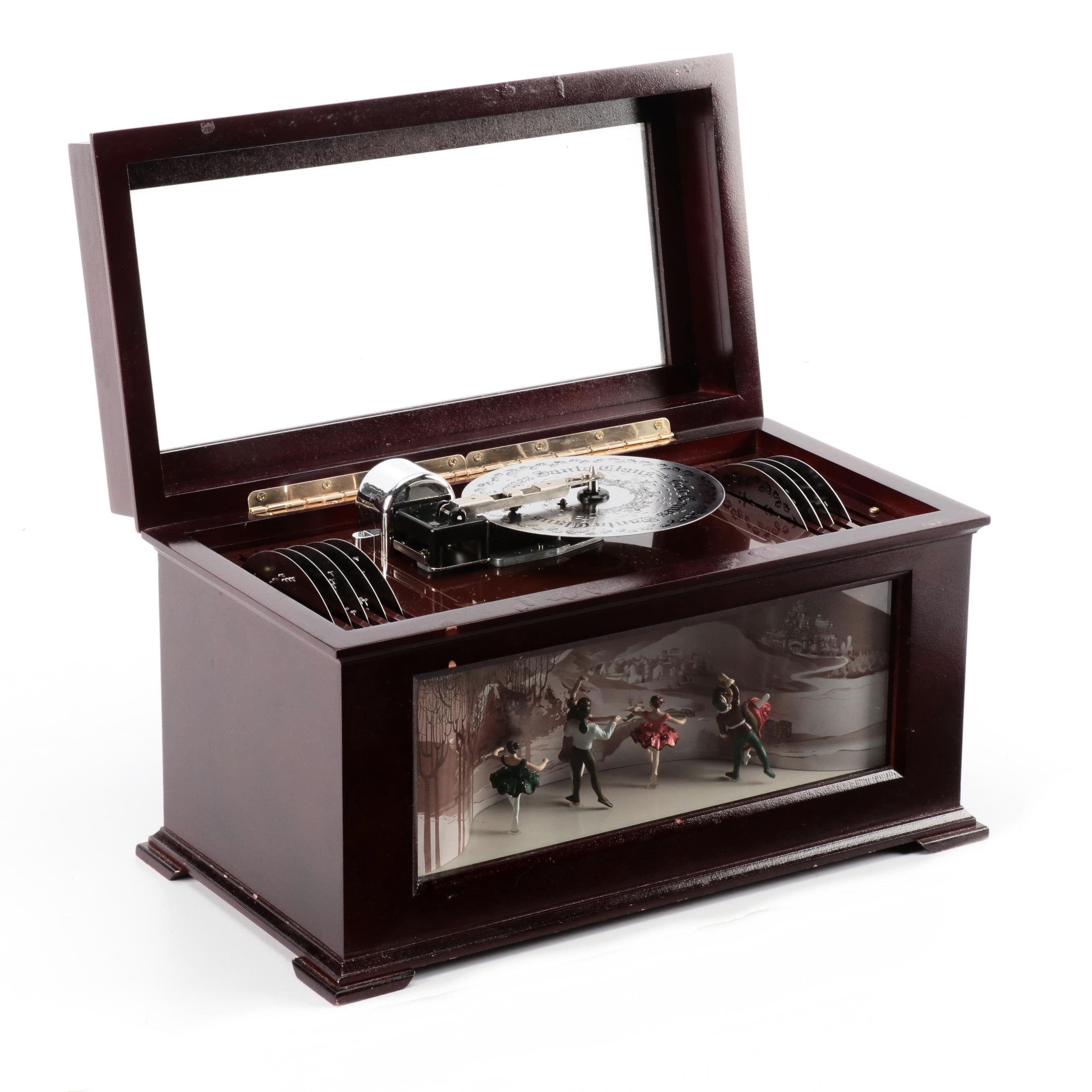 Mr Christmas Metal Disk Player Music Box, Contemporary