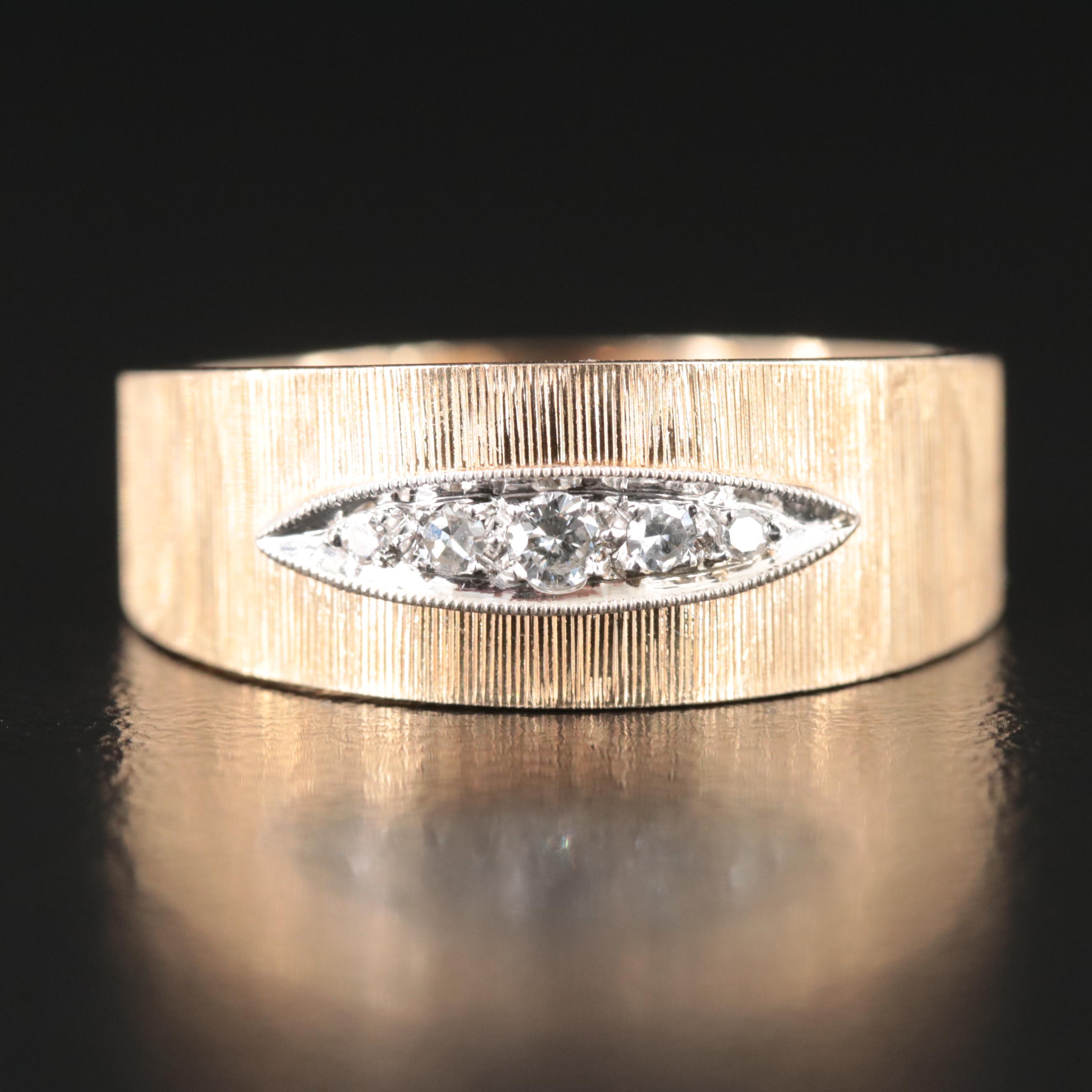 14K 0.15 CTW Diamond Ring