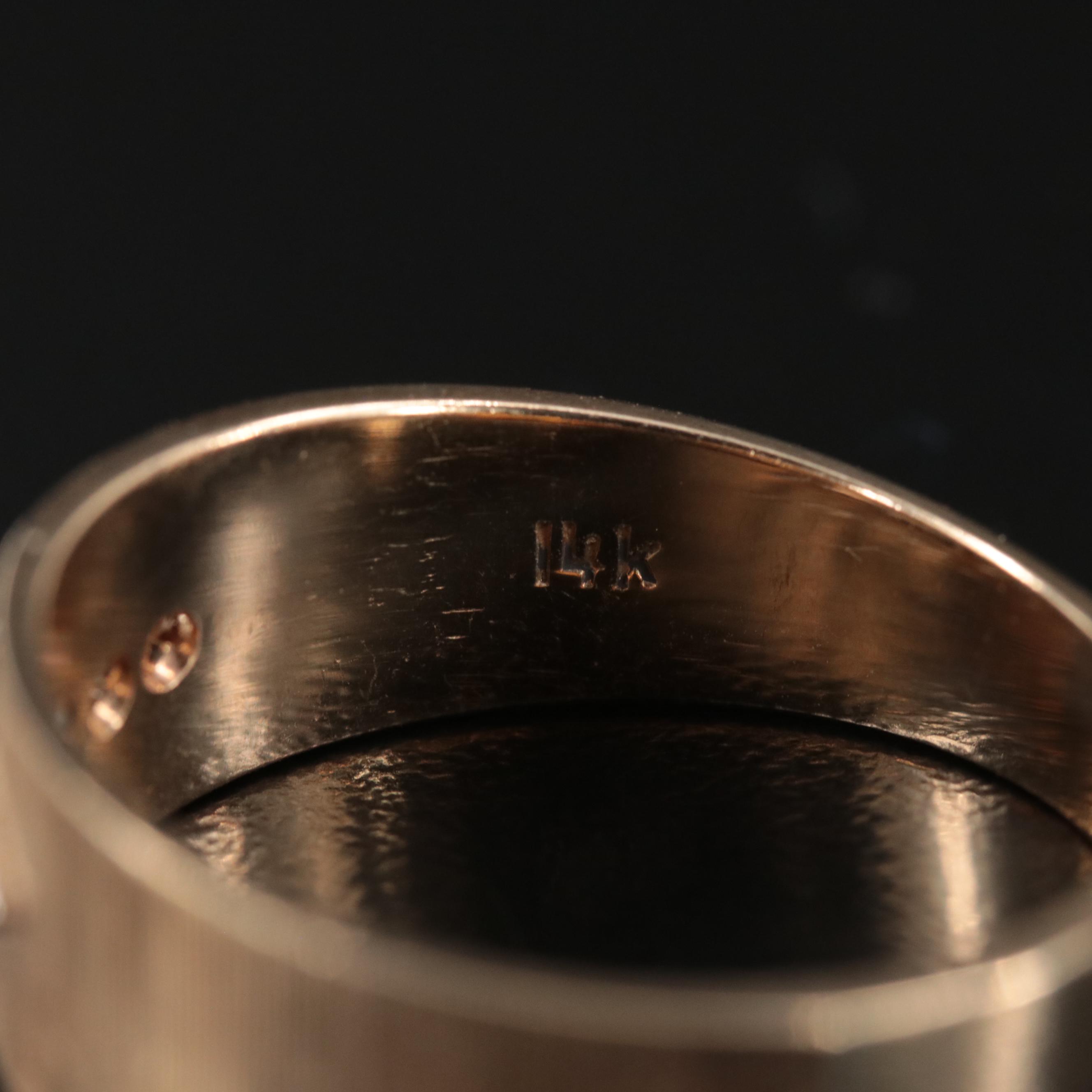 14K 0.15 CTW Diamond Ring