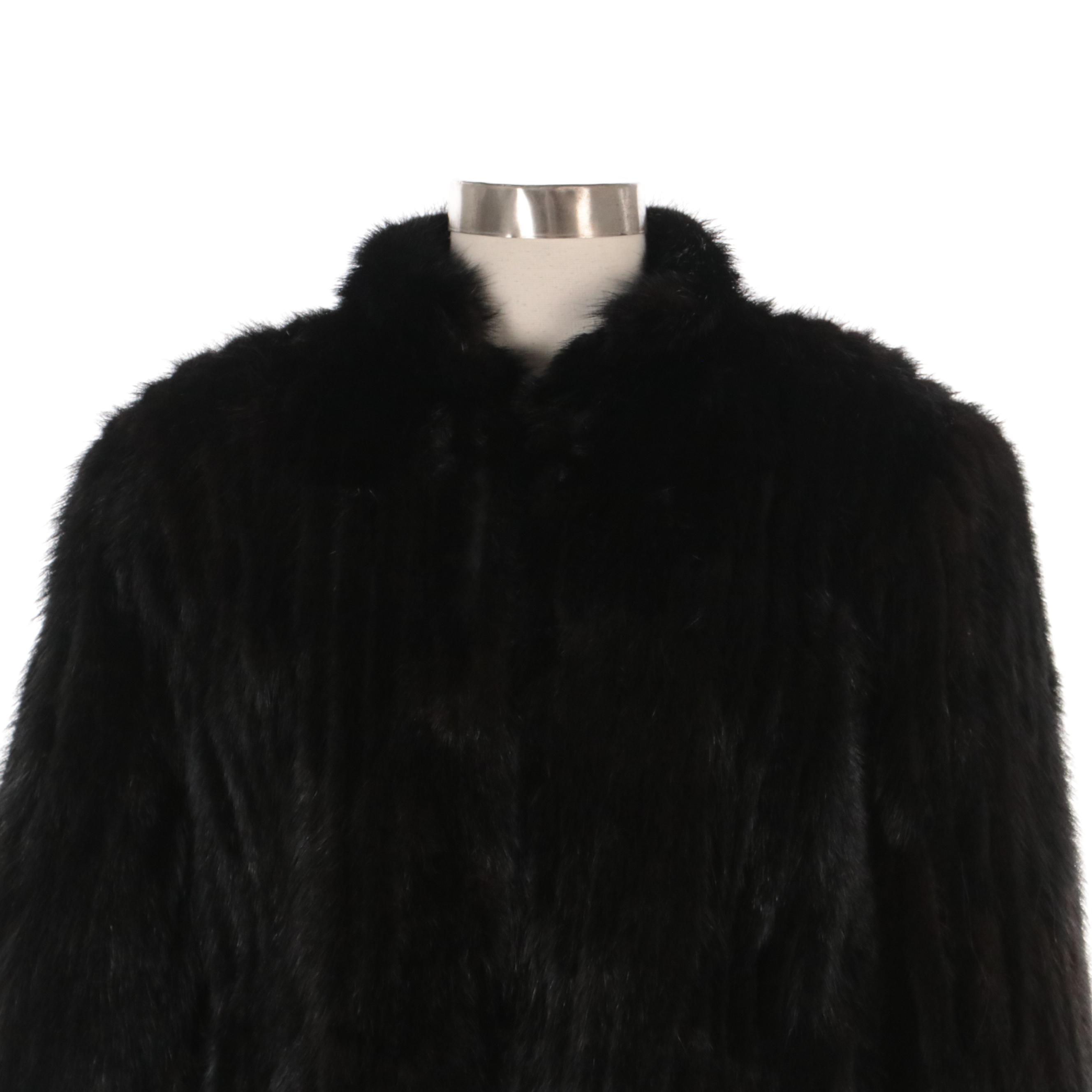 Saga Mink Corded Mink Fur Jacket