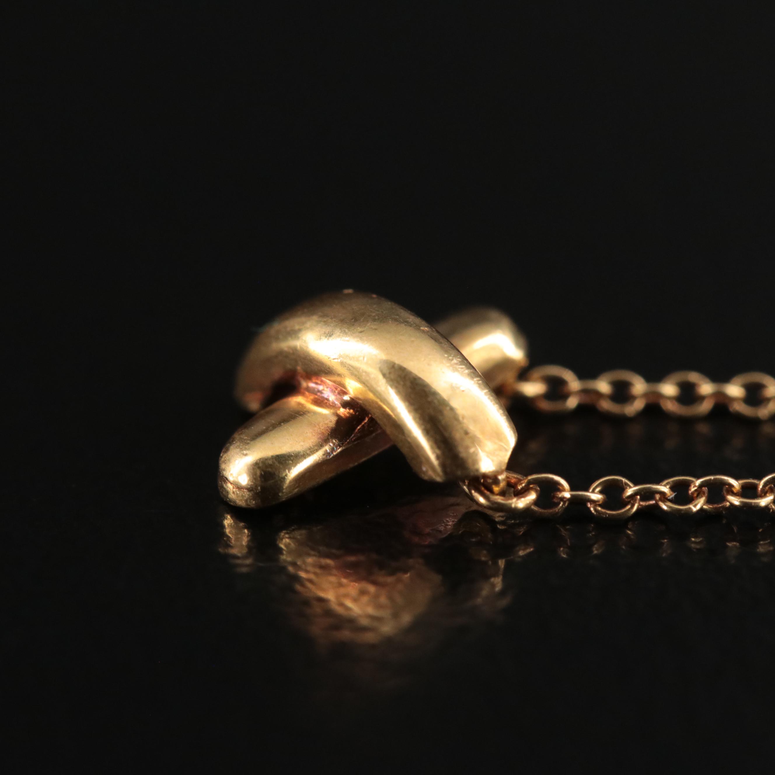 Tiffany & Co. "Signature X" 18K Necklace