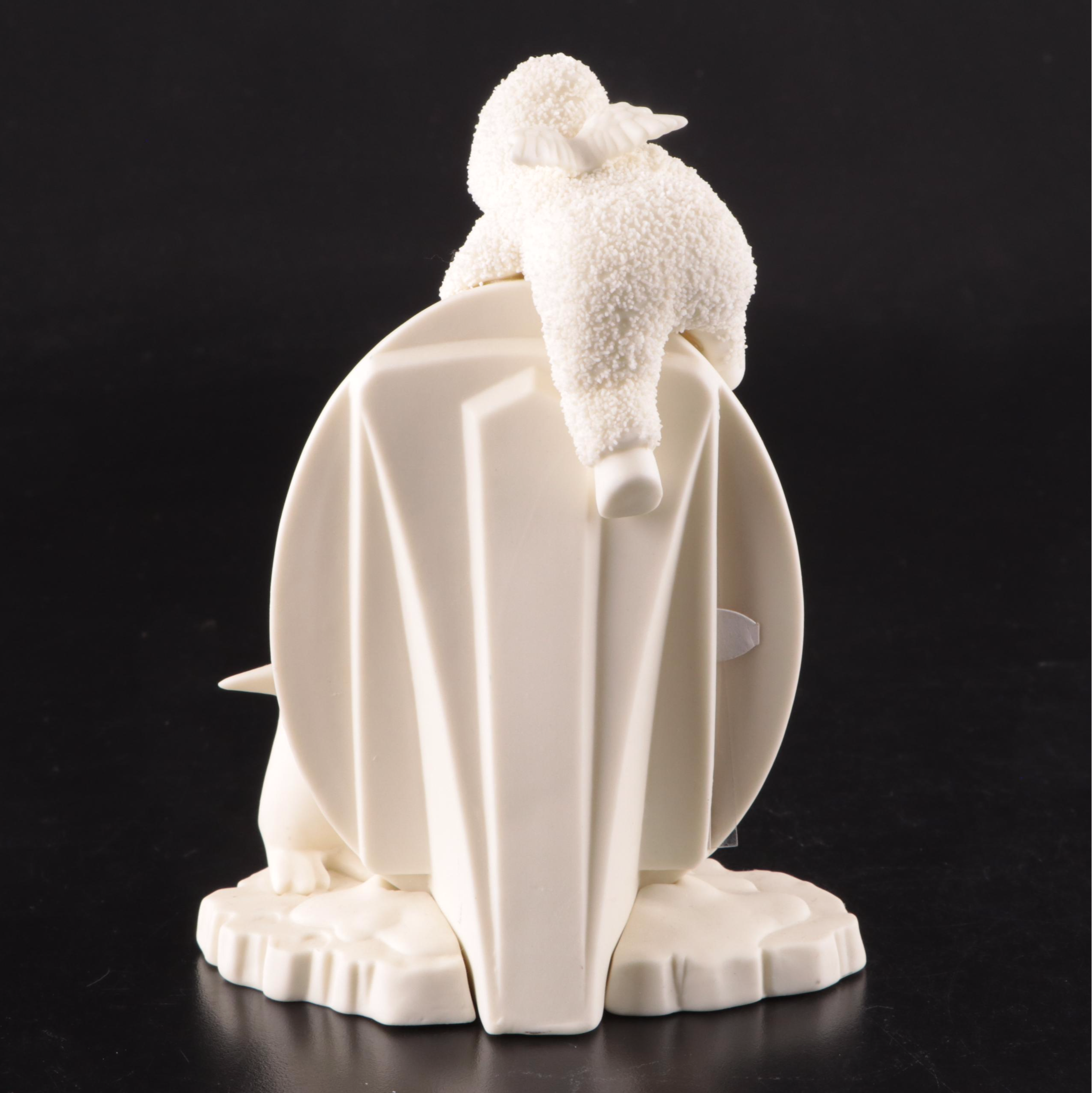 Department 56 "Snowbabies" Porcelain Music Box, Picture Frame, and Figurines