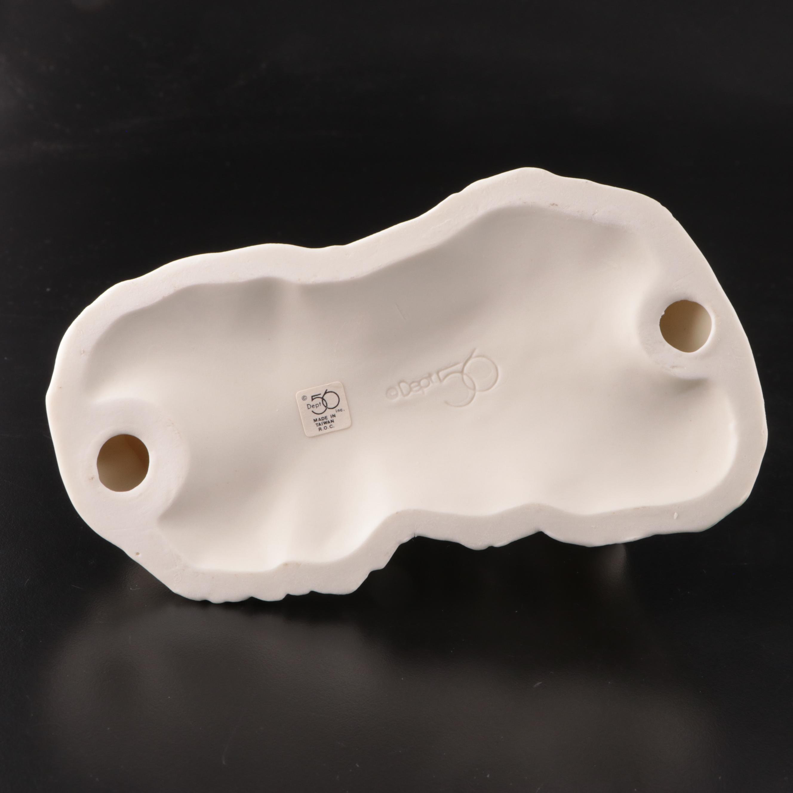 Department 56 "Snowbabies" Porcelain Music Box, Picture Frame, and Figurines