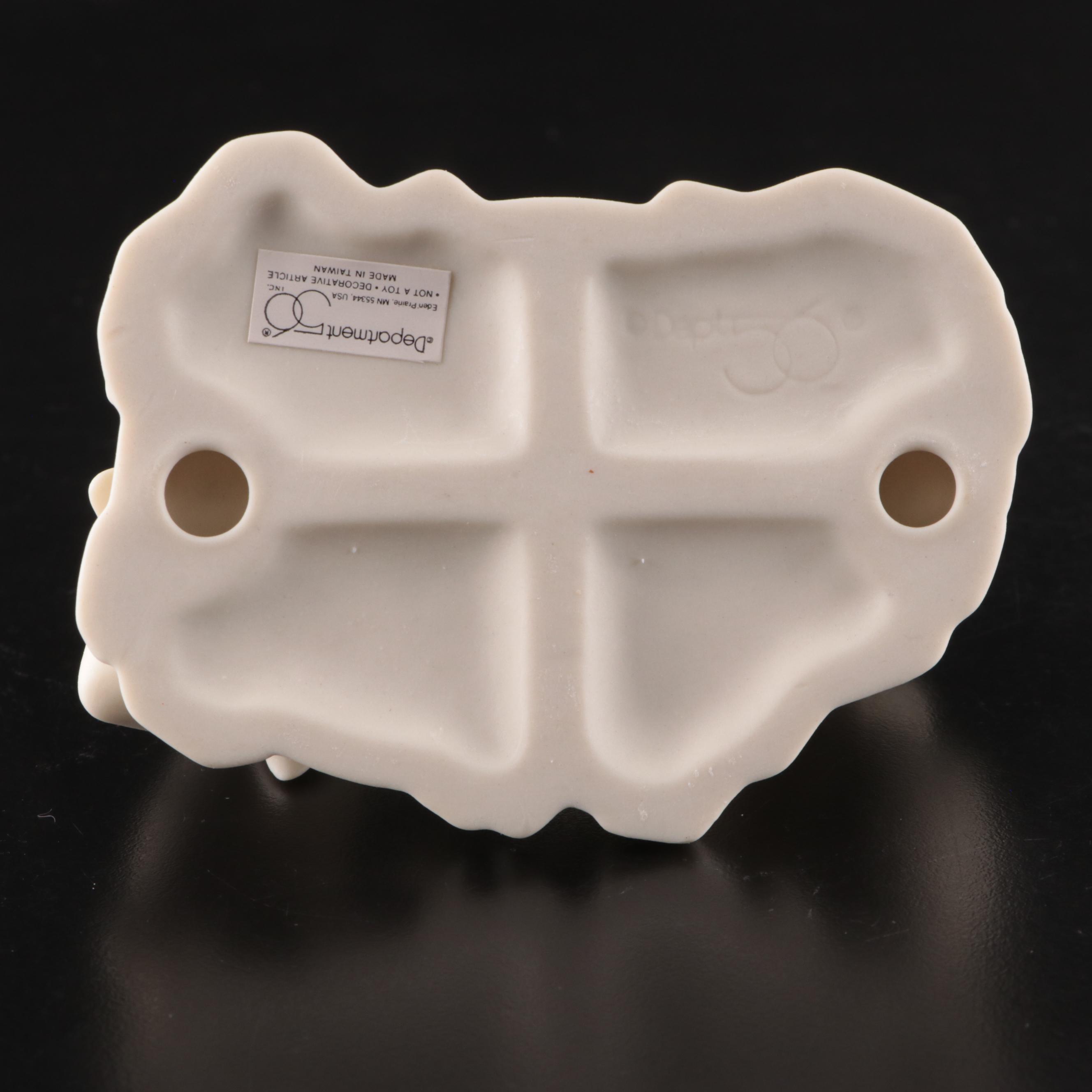 Department 56 "Snowbabies" Porcelain Music Box, Picture Frame, and Figurines