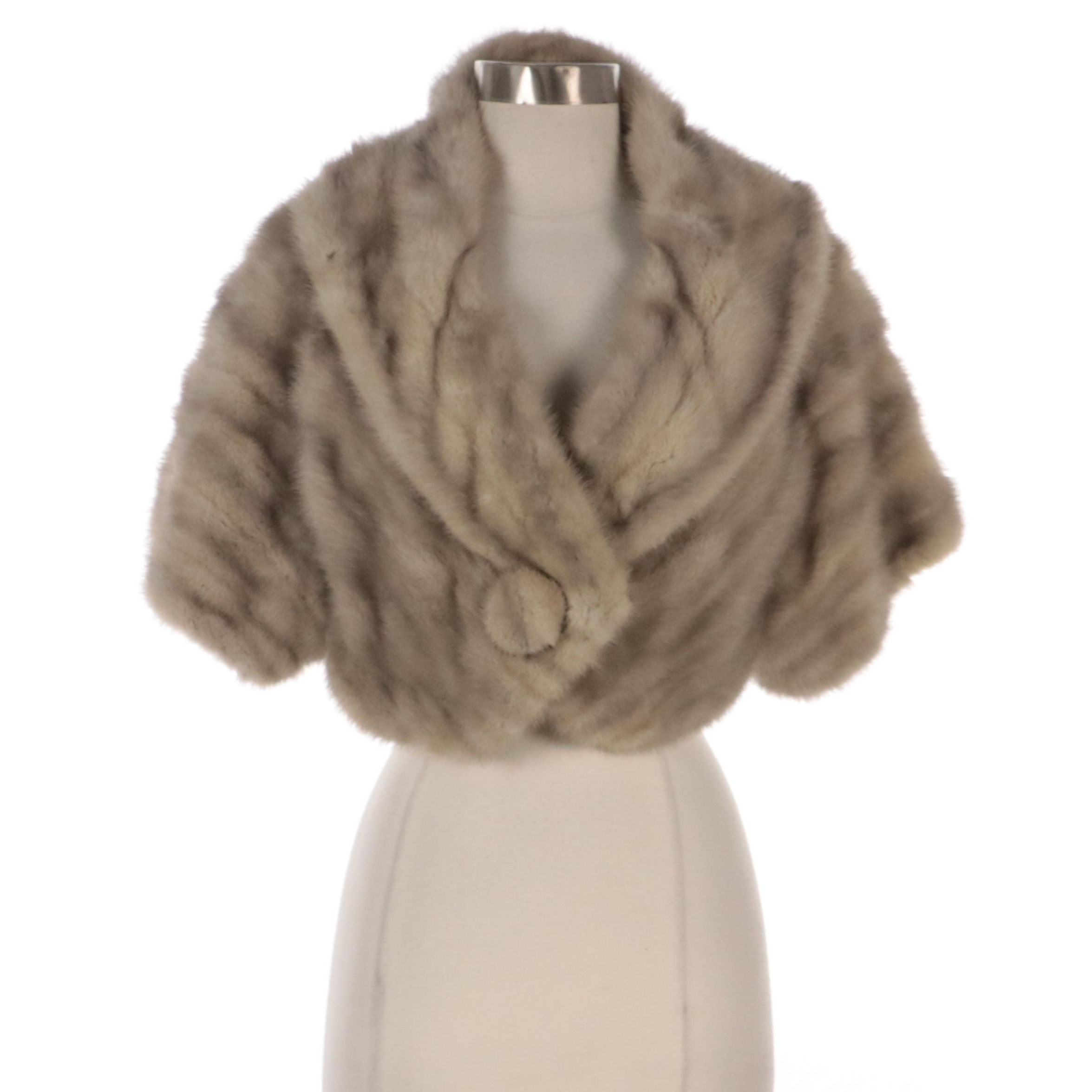 Mink Fur Stole, Mid-20th Century