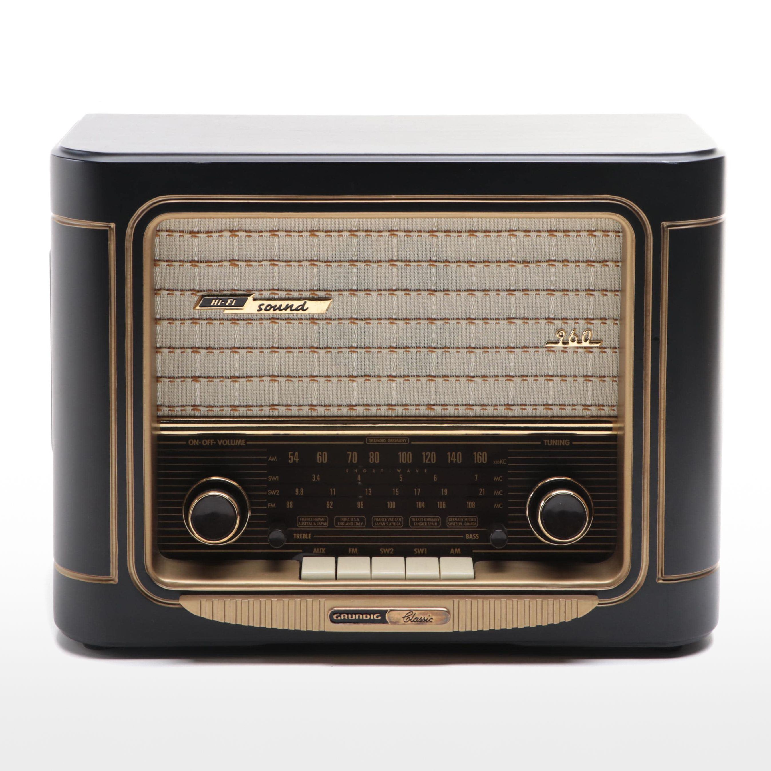 Grundig Classic 960 Anniversary Radio, Late 20th Century