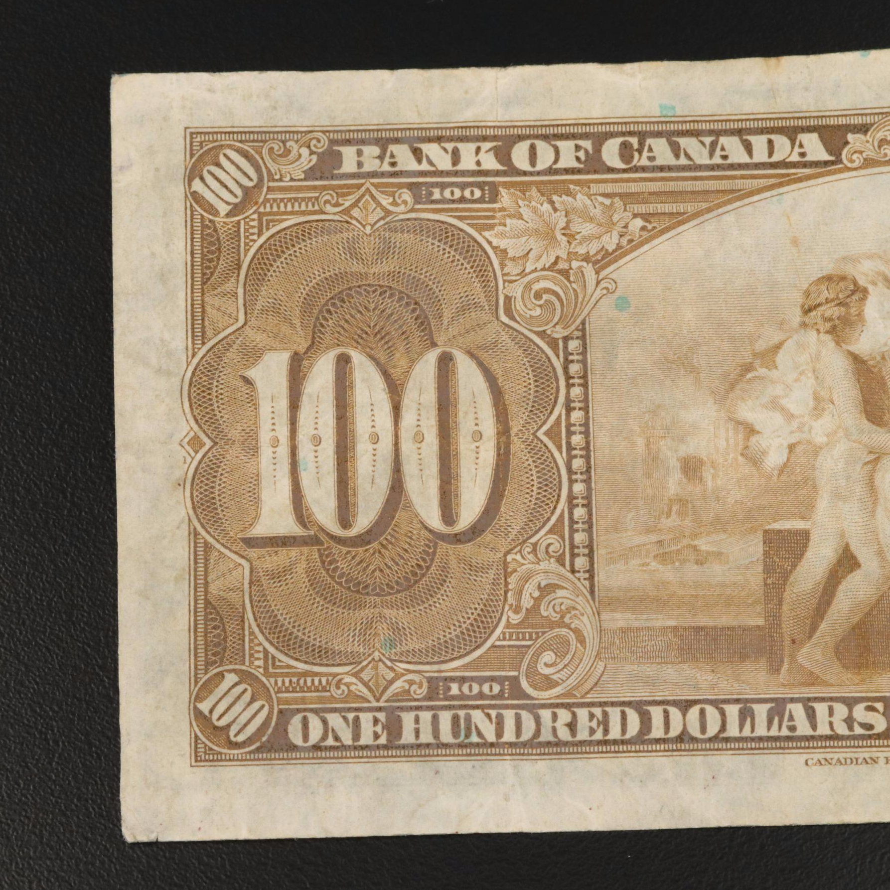 Canada 1937 One Hundred Dollar Note