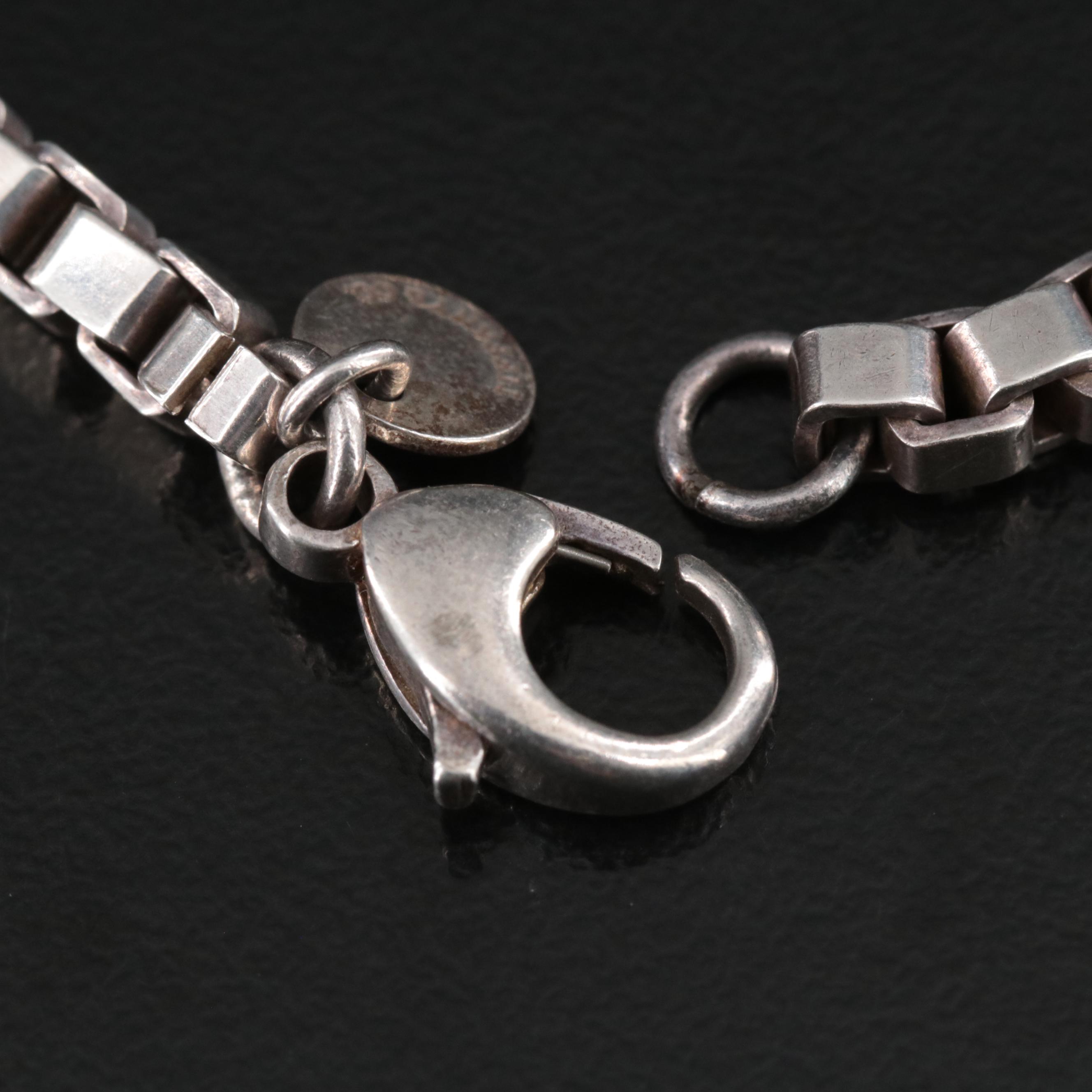 Tiffany & Co. Sterling Venetian Box Link Bracelet
