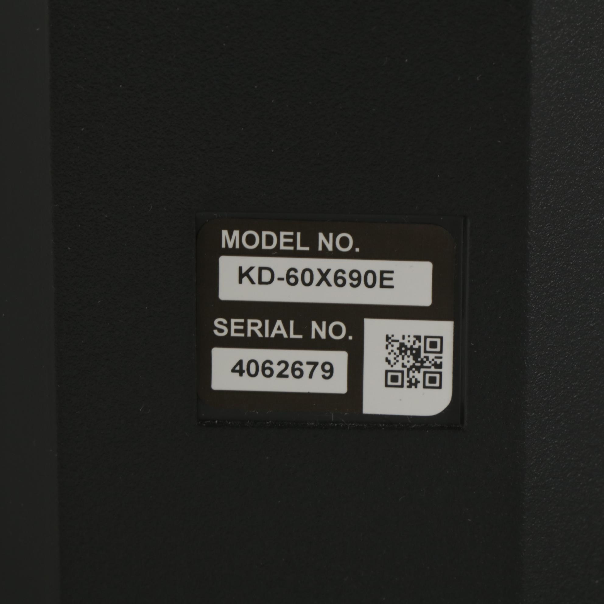 Sony Bravia 60" HDR Compatible Television