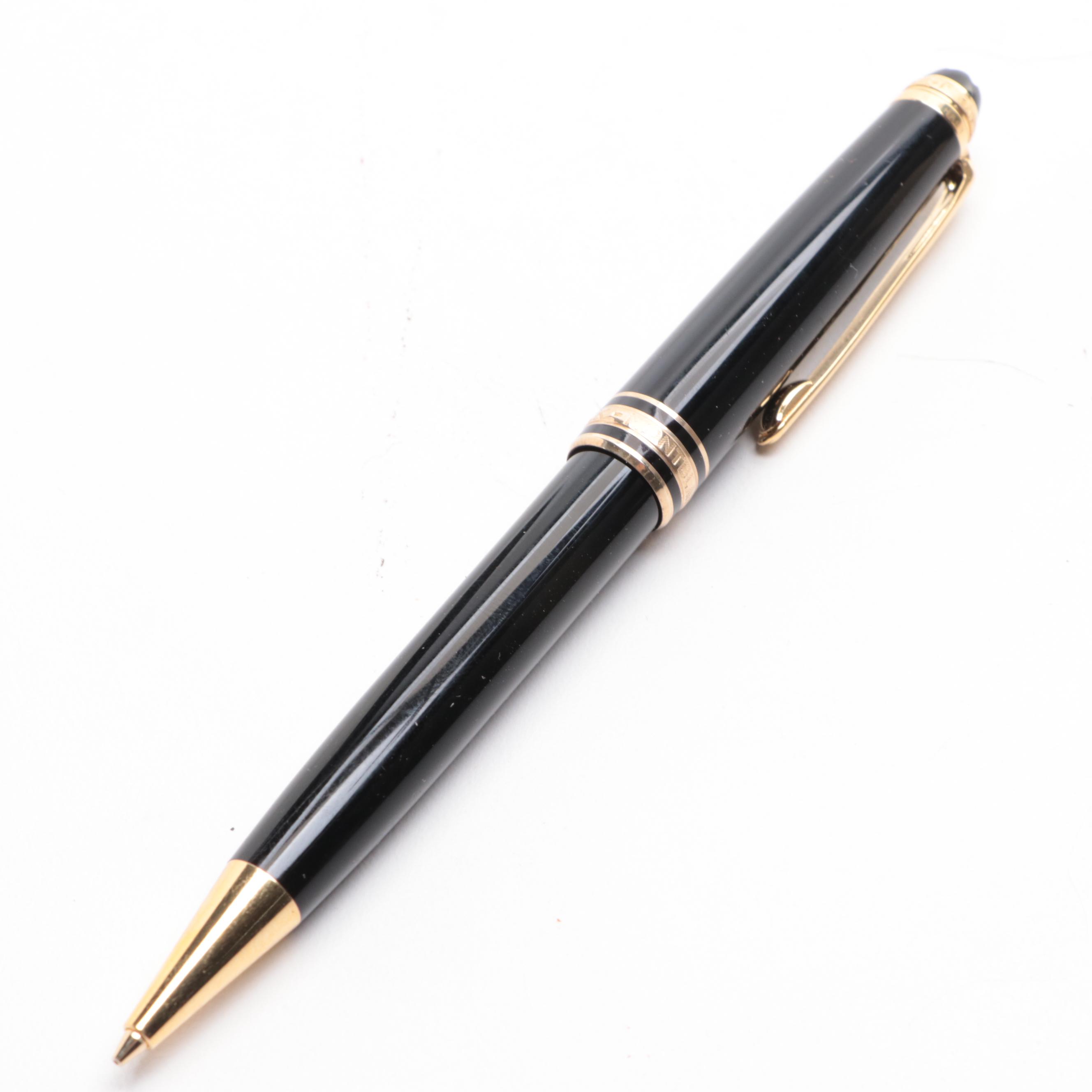 Montblanc Meisterstuck Gold Plate Resin Classique 0.5mm Mechanical Pencil