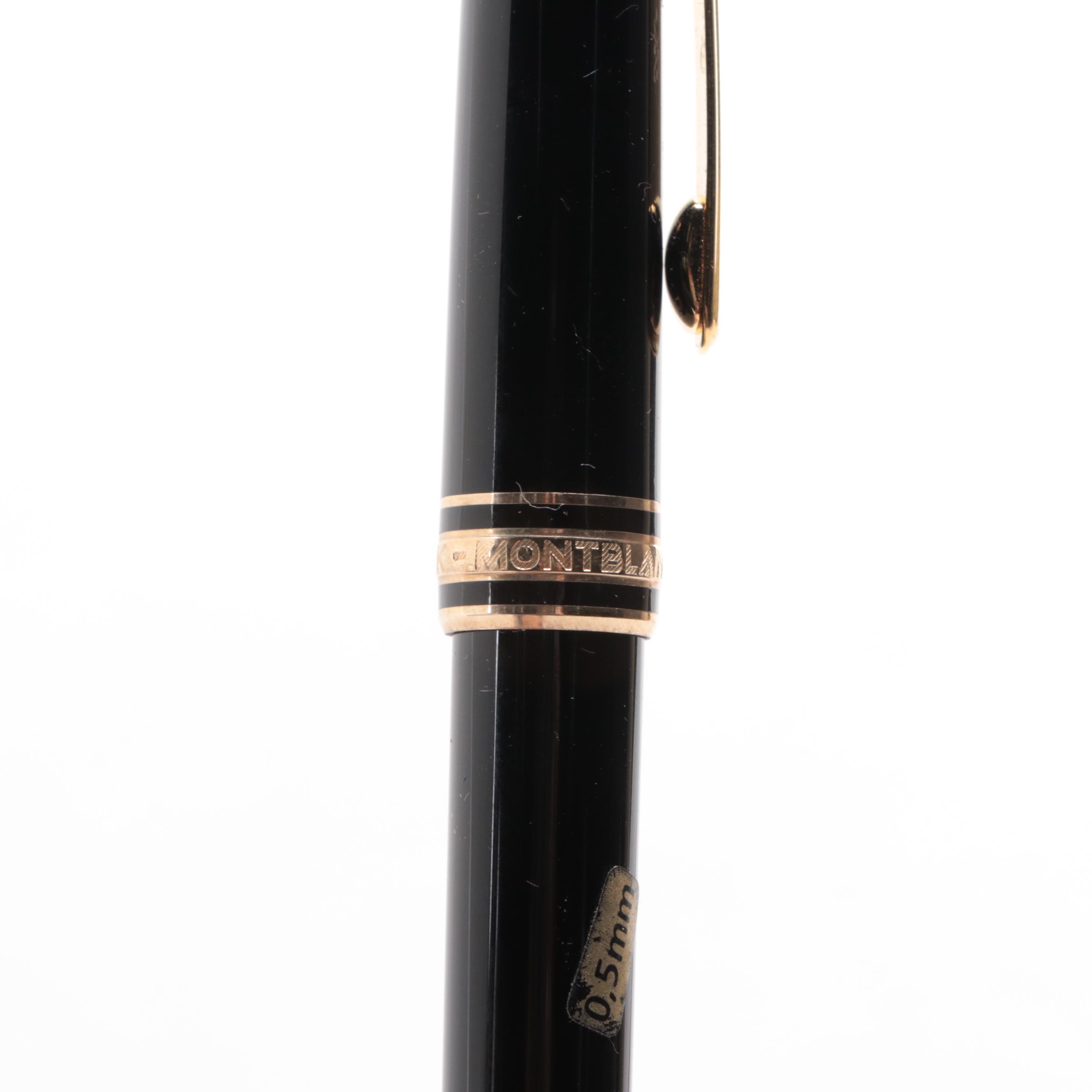 Montblanc Meisterstuck Gold Plate Resin Classique 0.5mm Mechanical Pencil