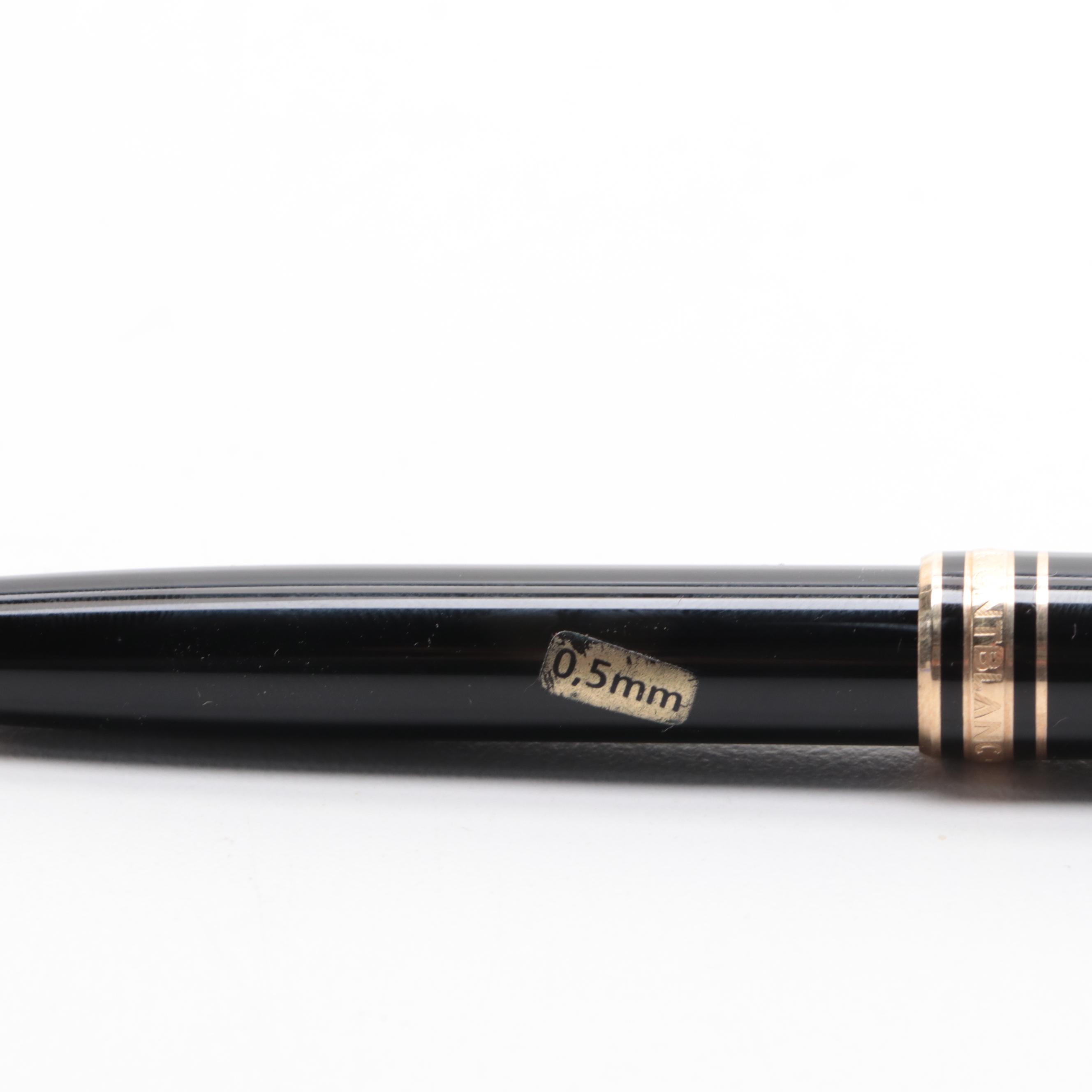 Montblanc Meisterstuck Gold Plate Resin Classique 0.5mm Mechanical Pencil