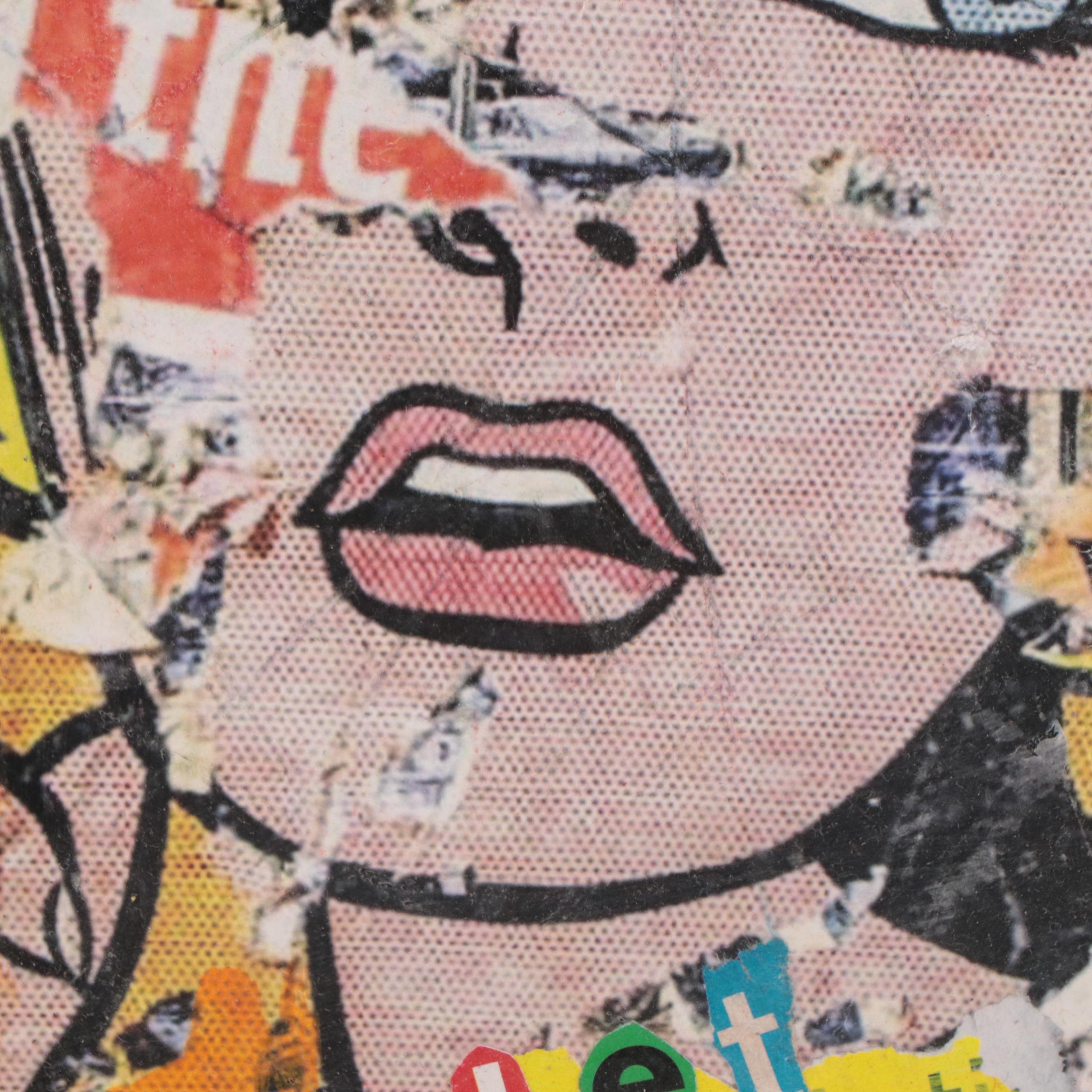 Pop Art Mixed Media Collage, 2019