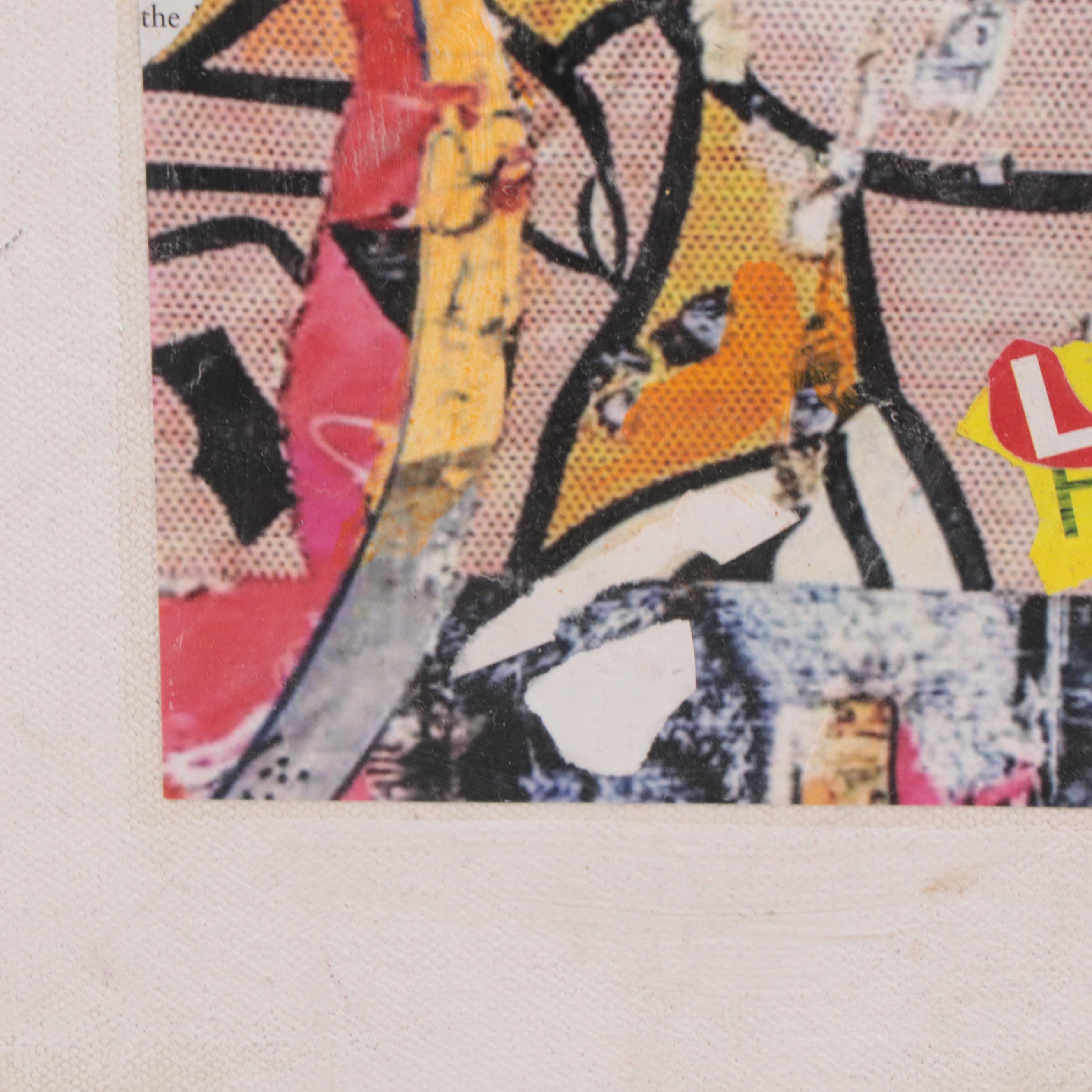 Pop Art Mixed Media Collage, 2019