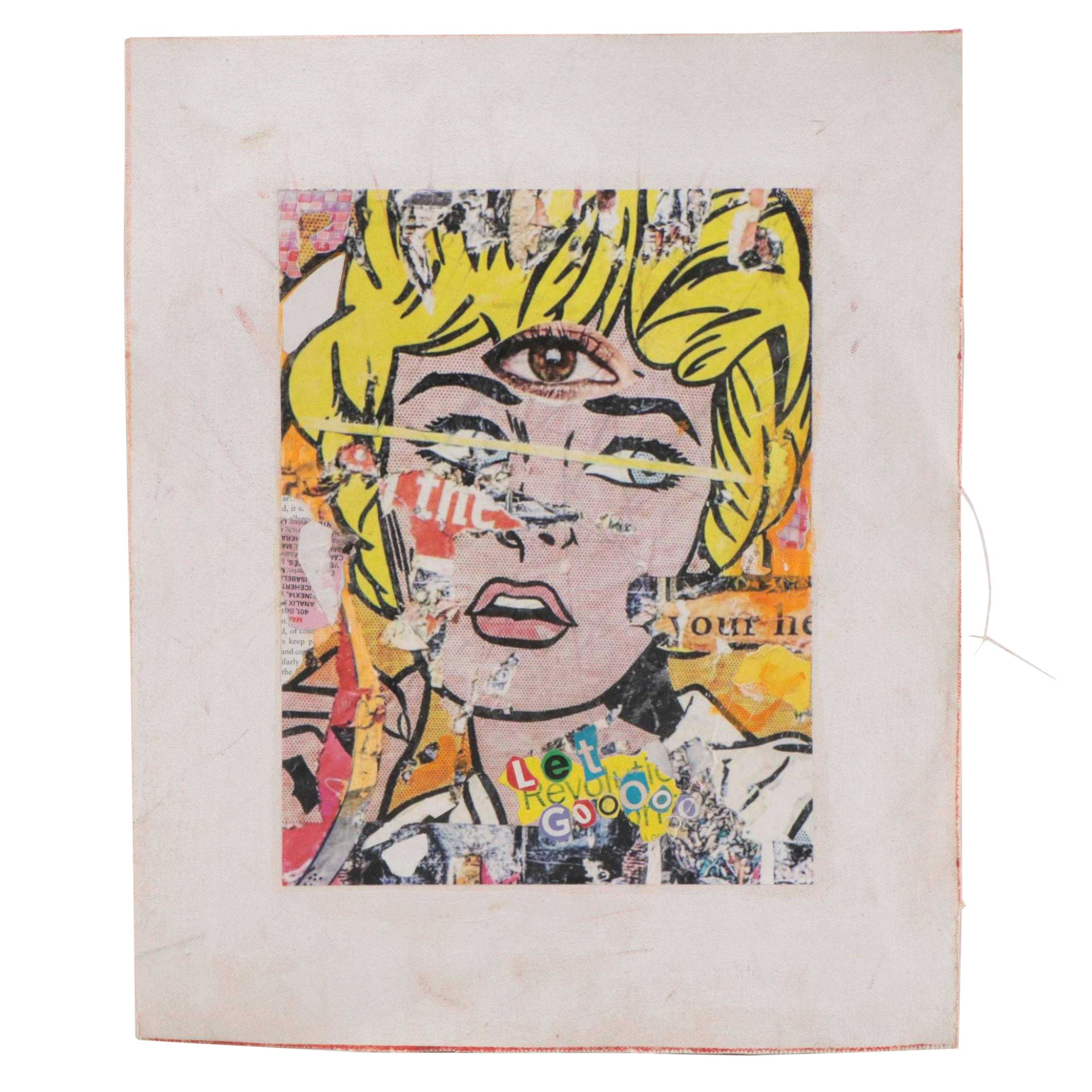 Pop Art Mixed Media Collage, 2019