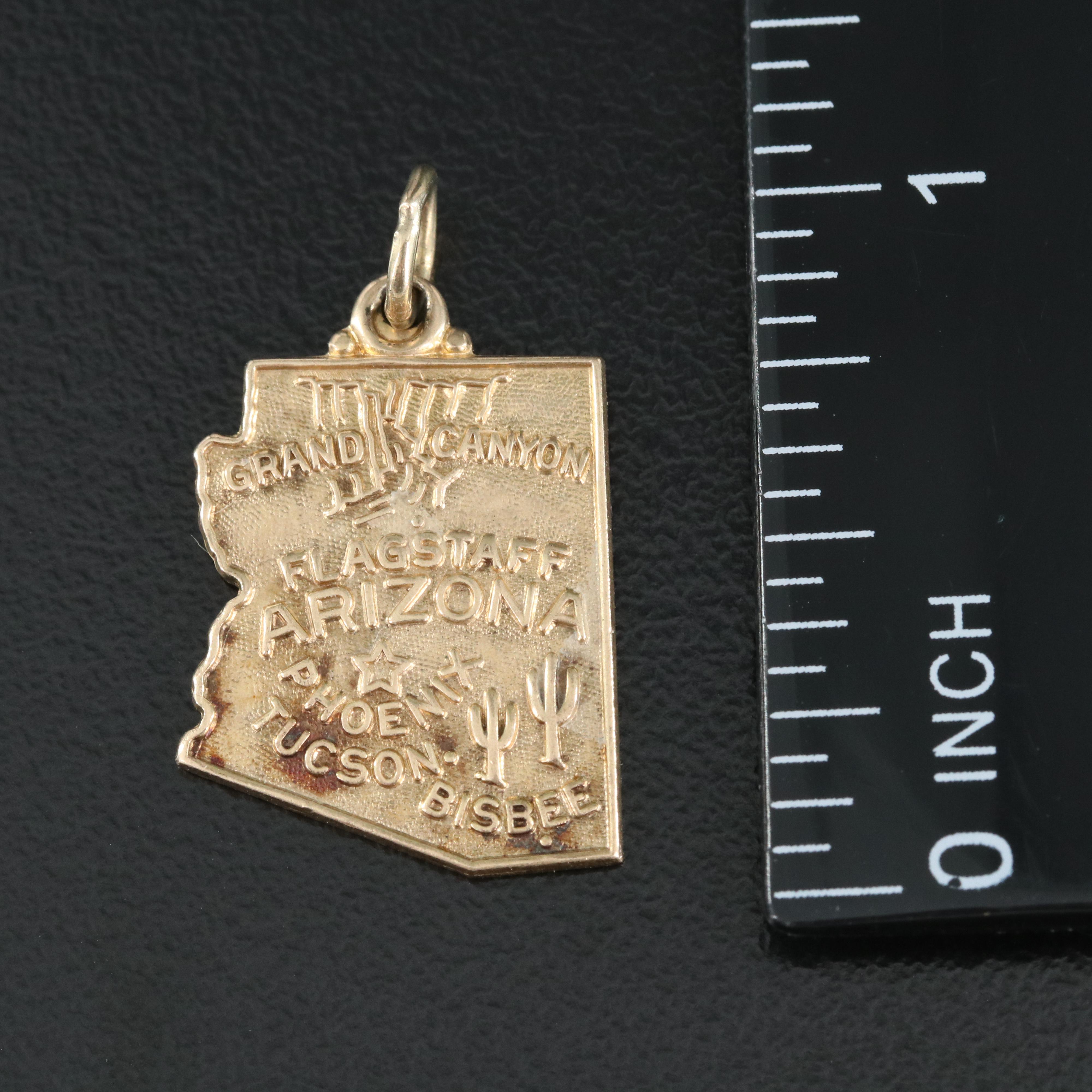 14K Arizona State Charm