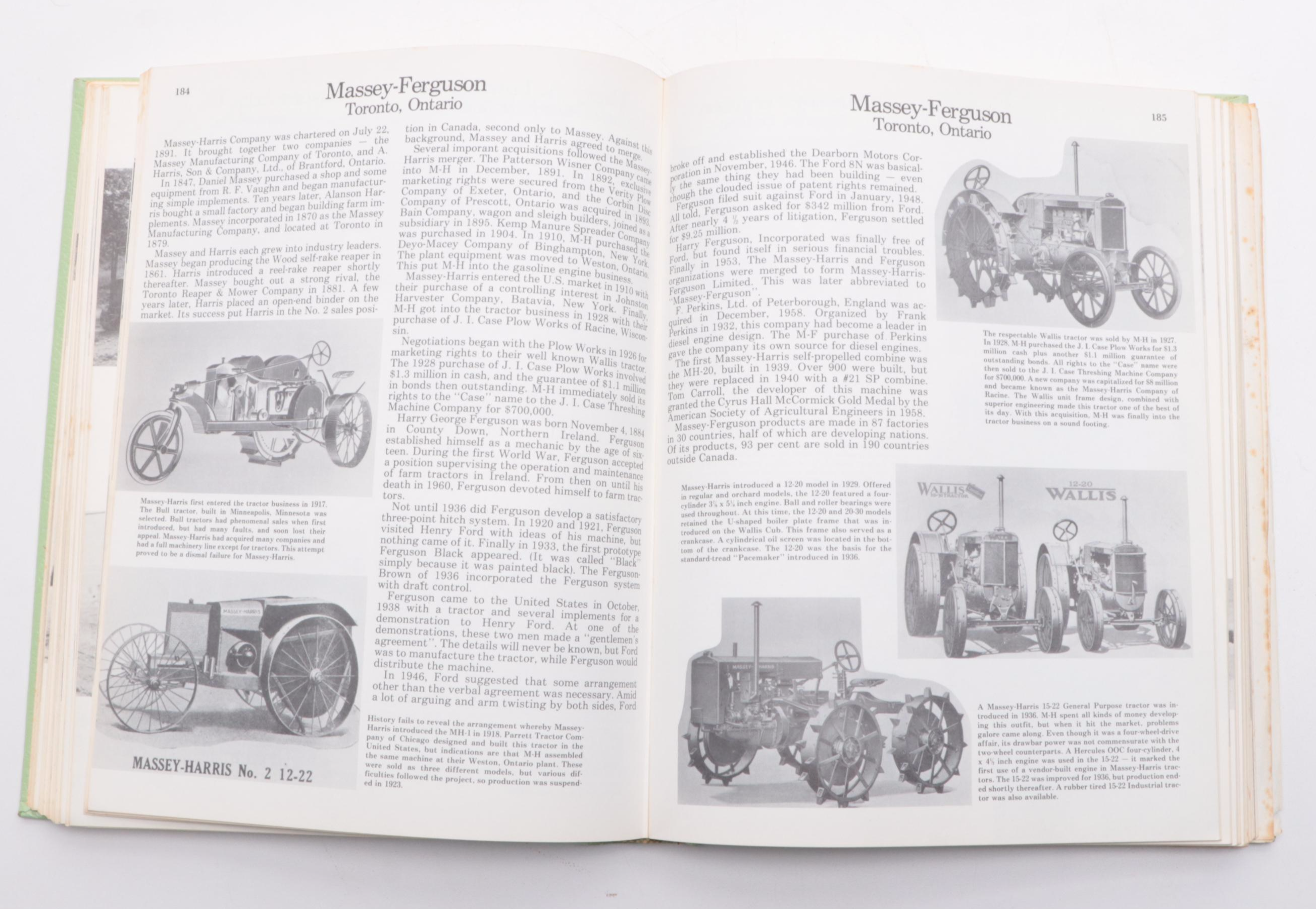 Signed "Encyclopedia of American Farm Tractors" by C. H. Wendel, 1979