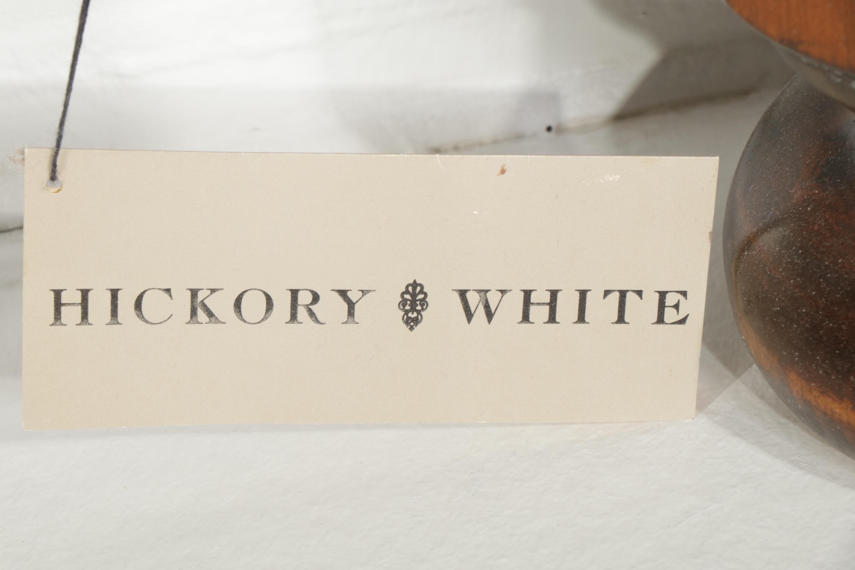 Hickory White Victorian Style Wooden Four Poster Bed