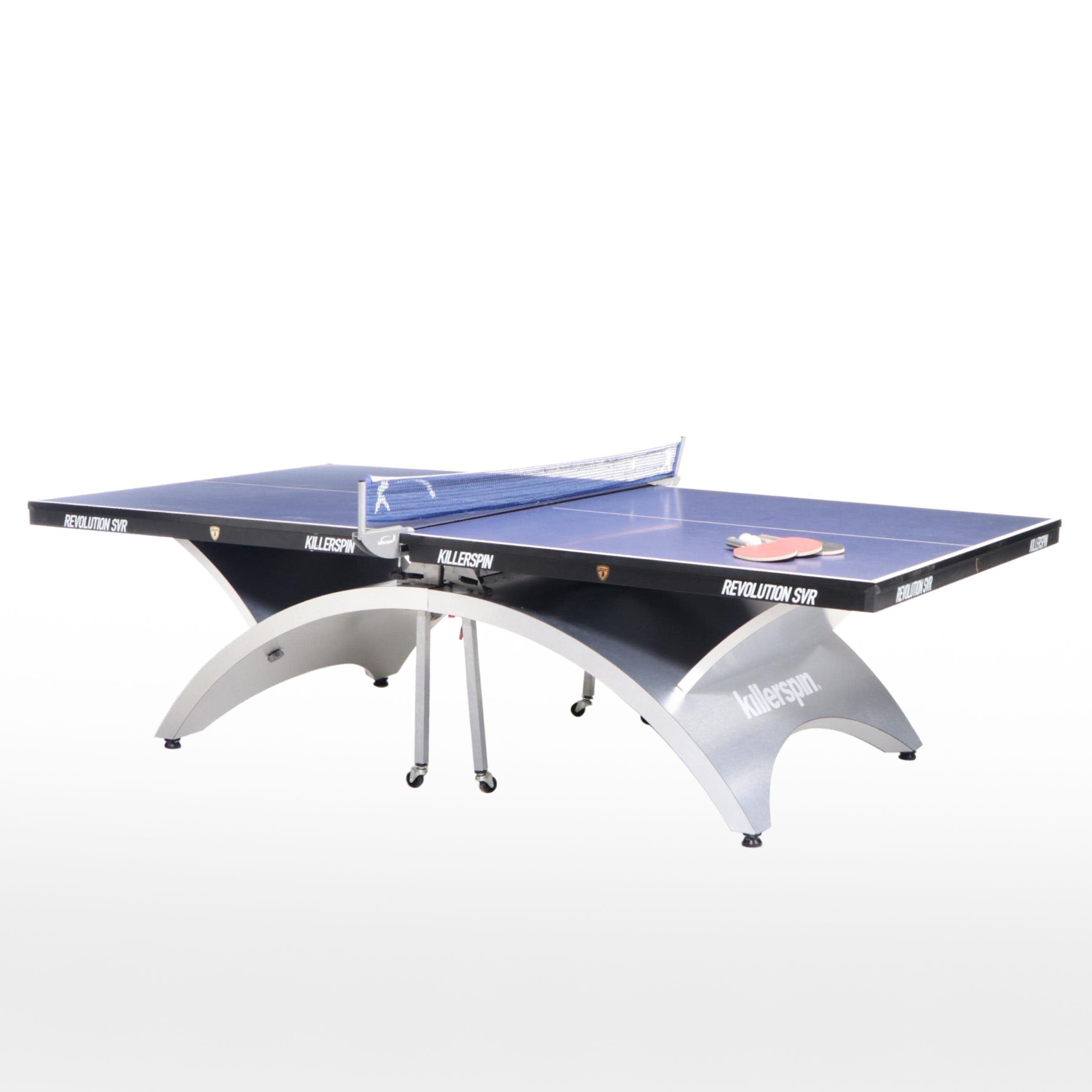 Killerspin Revolution SVR Ping-Pong Table With Net, Paddles and Balls