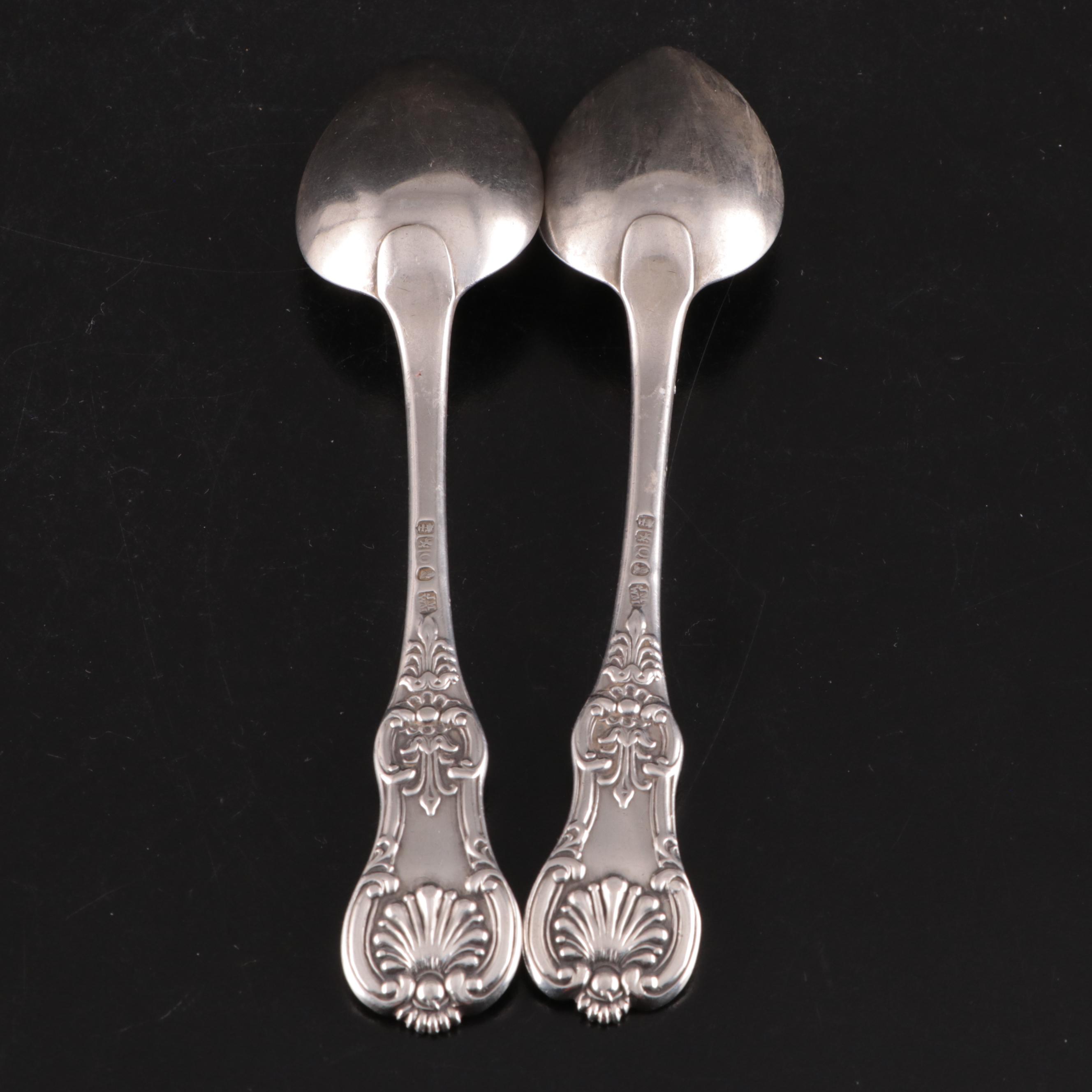 Georgian Sterling Silver Flatware Collection, Late 18th/ Early 19th Century