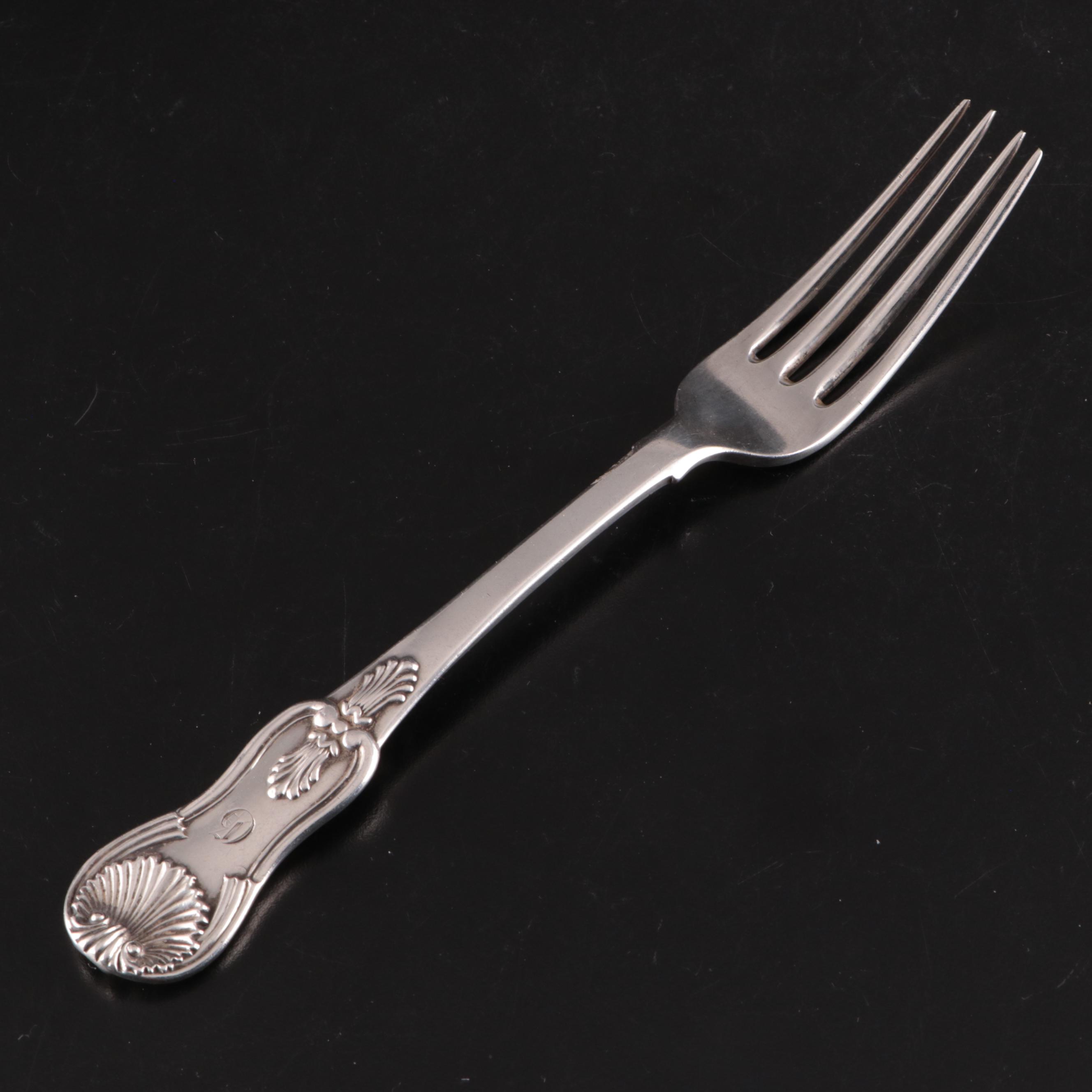Georgian Sterling Silver Flatware Collection, Late 18th/ Early 19th Century