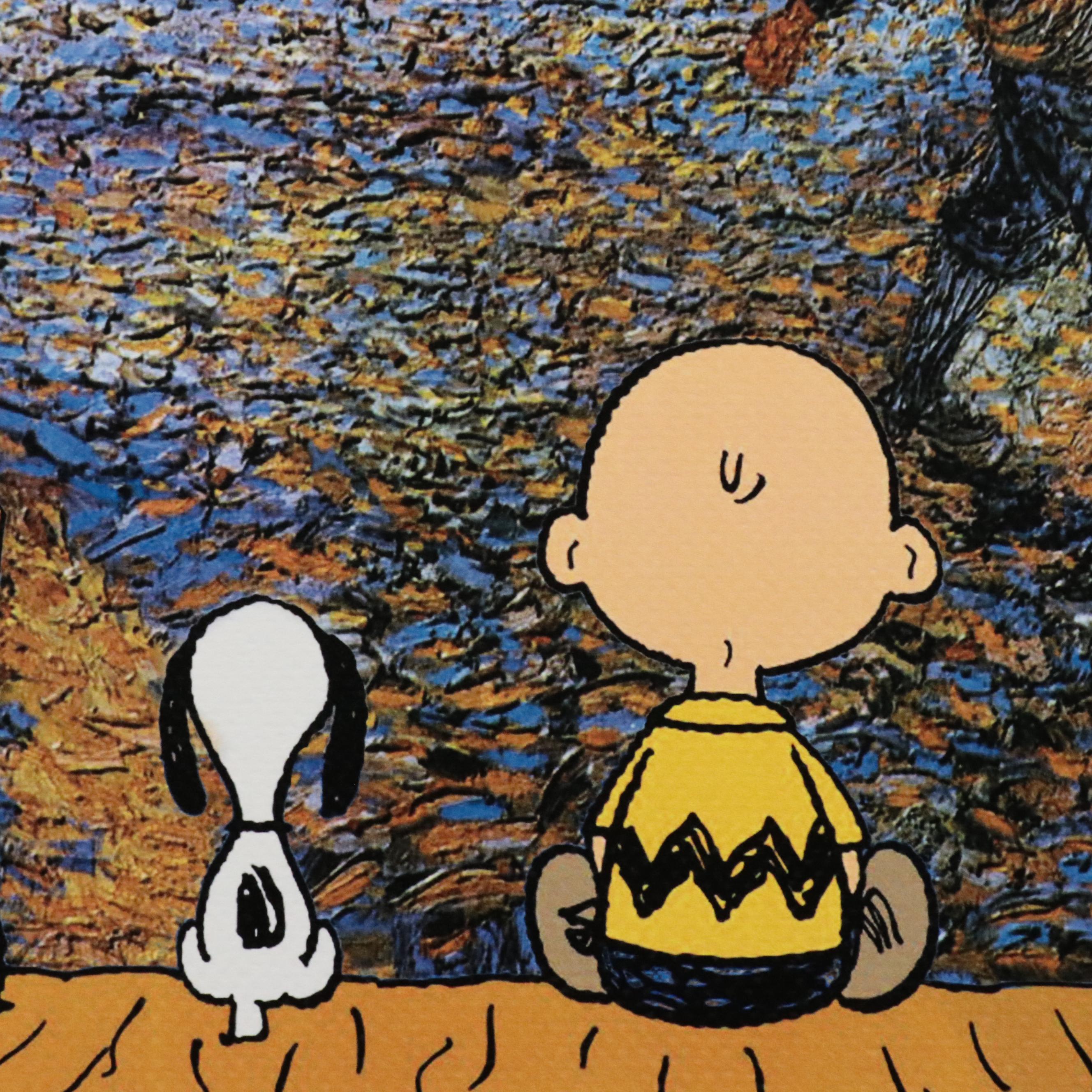 Death NYC Pop Art Graphic Print of Snoopy and Charlie Brown