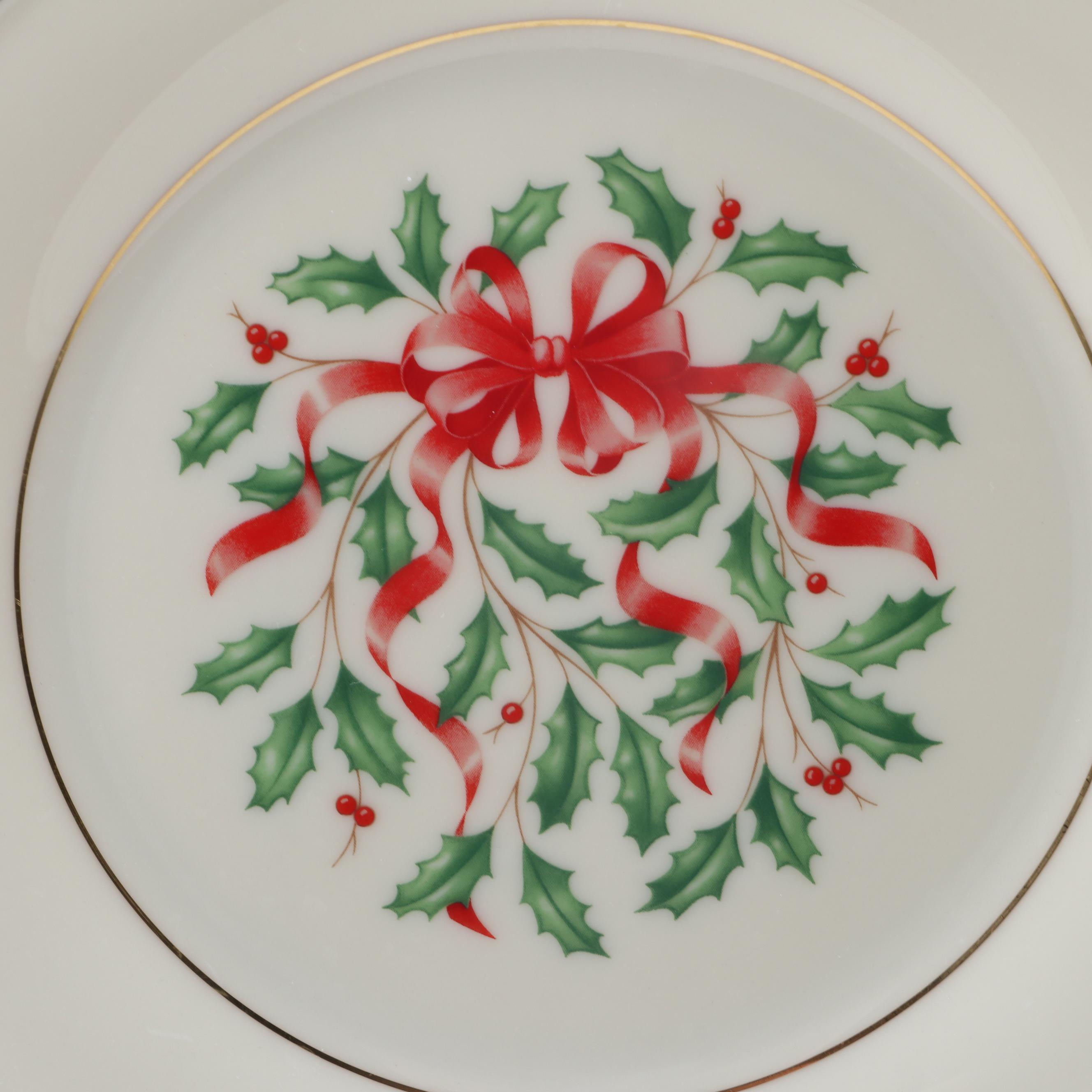 Lenox "Holiday" Dinnerware, Late 20th Century