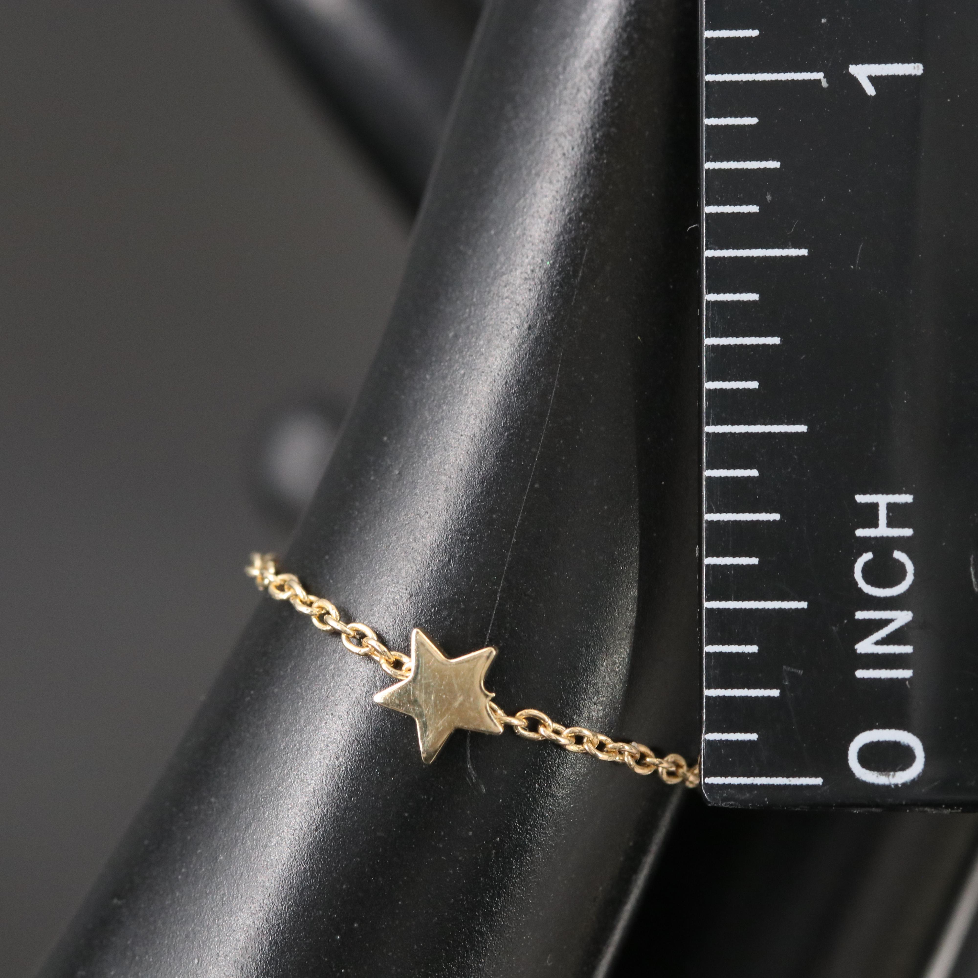 10K Star Chain Ring