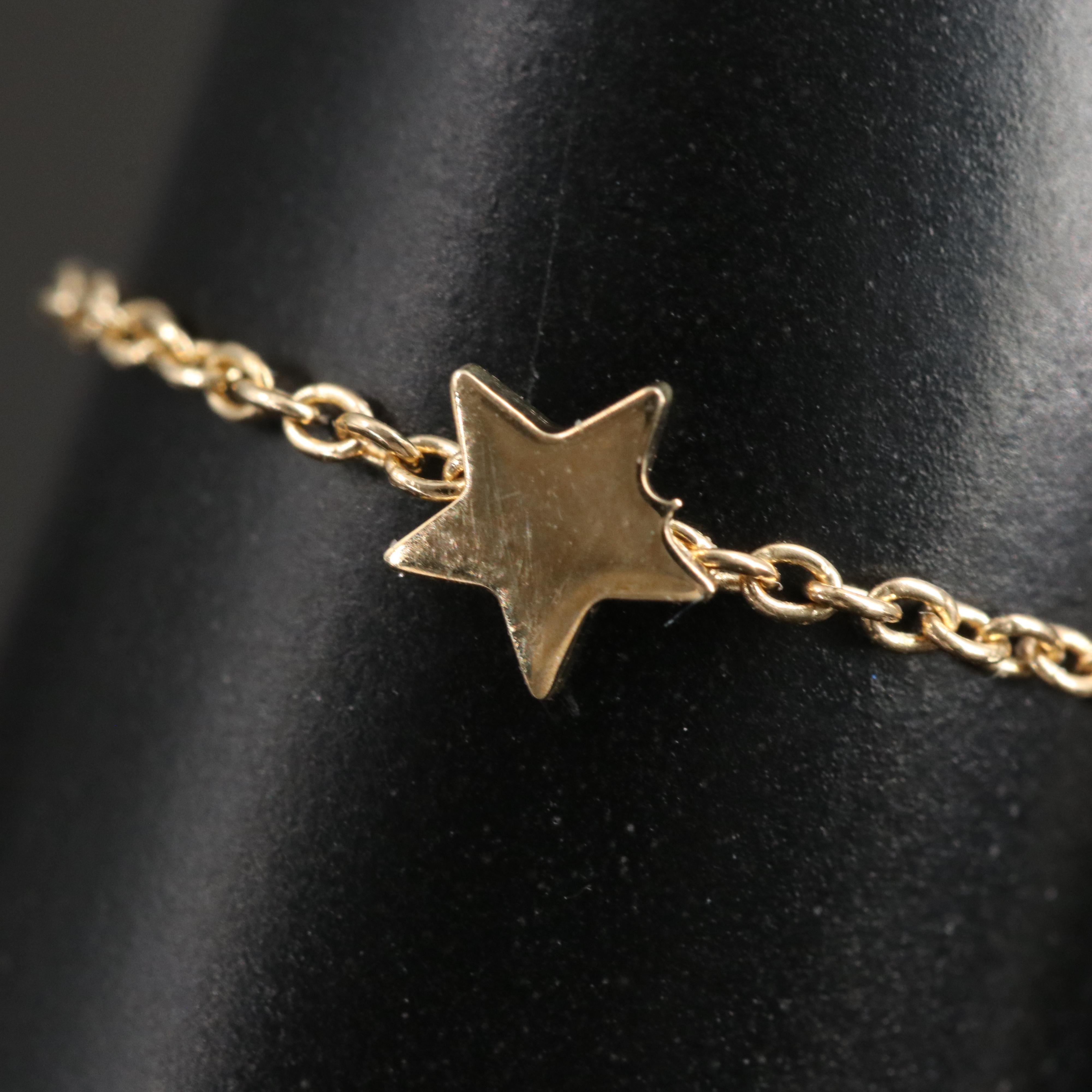 10K Star Chain Ring