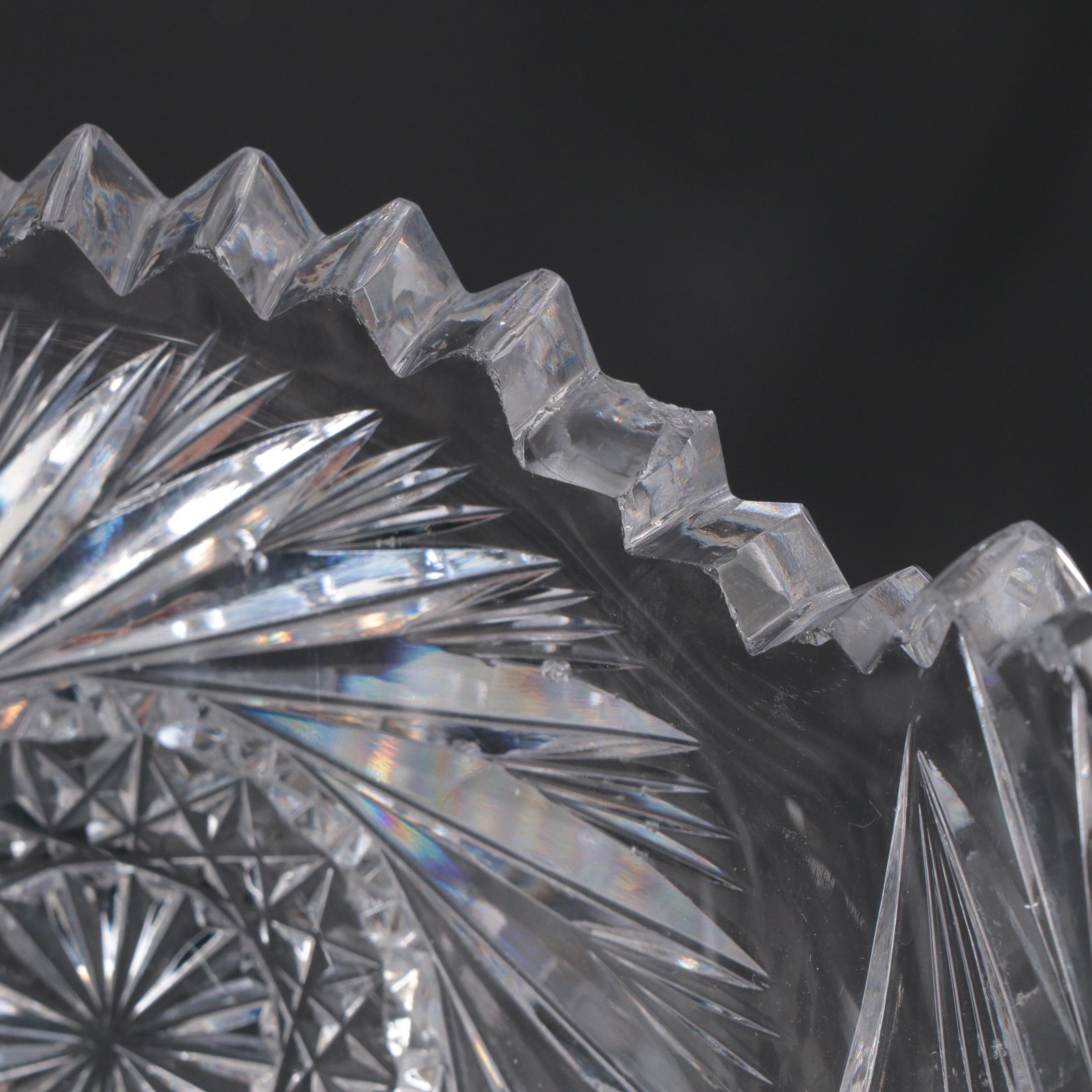 Pressed Glass Bowls with Pinwheel Design and More