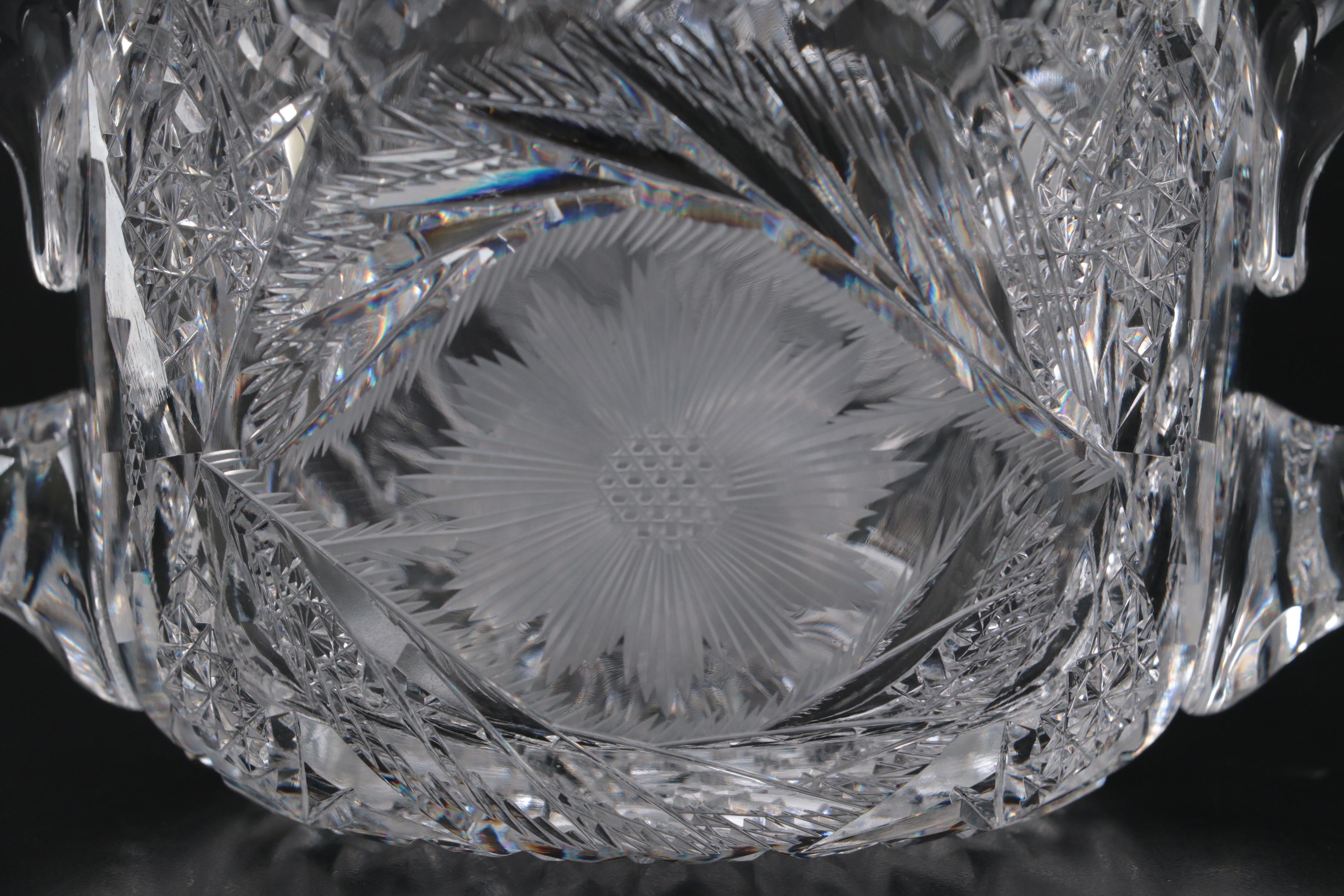 Pressed Glass Bowls with Pinwheel Design and More