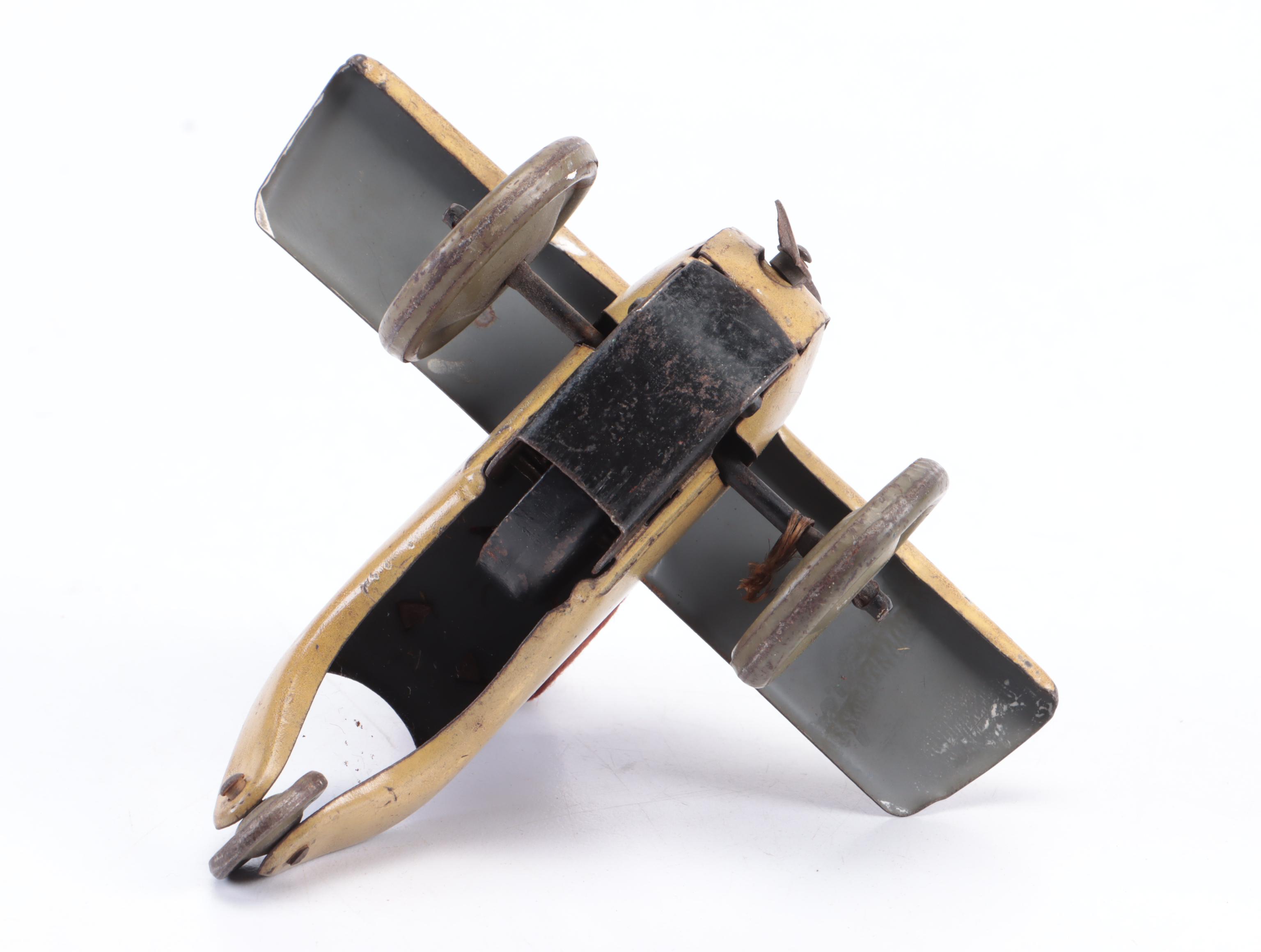 Shuco Spirit of St. Louis Lindbergh Airplane Toy, Mid-20th Century