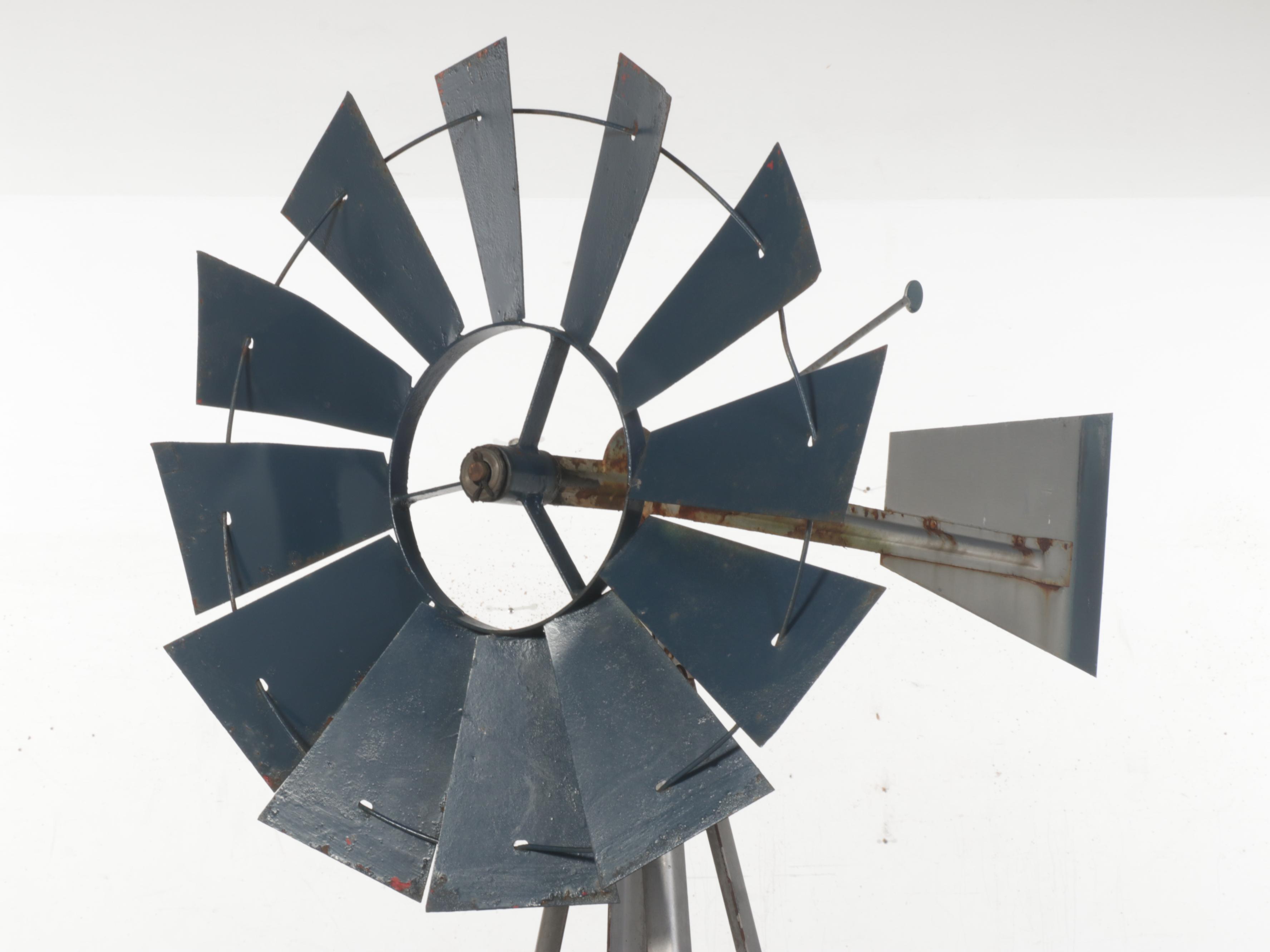 8'2 Freestanding Metal Windmill