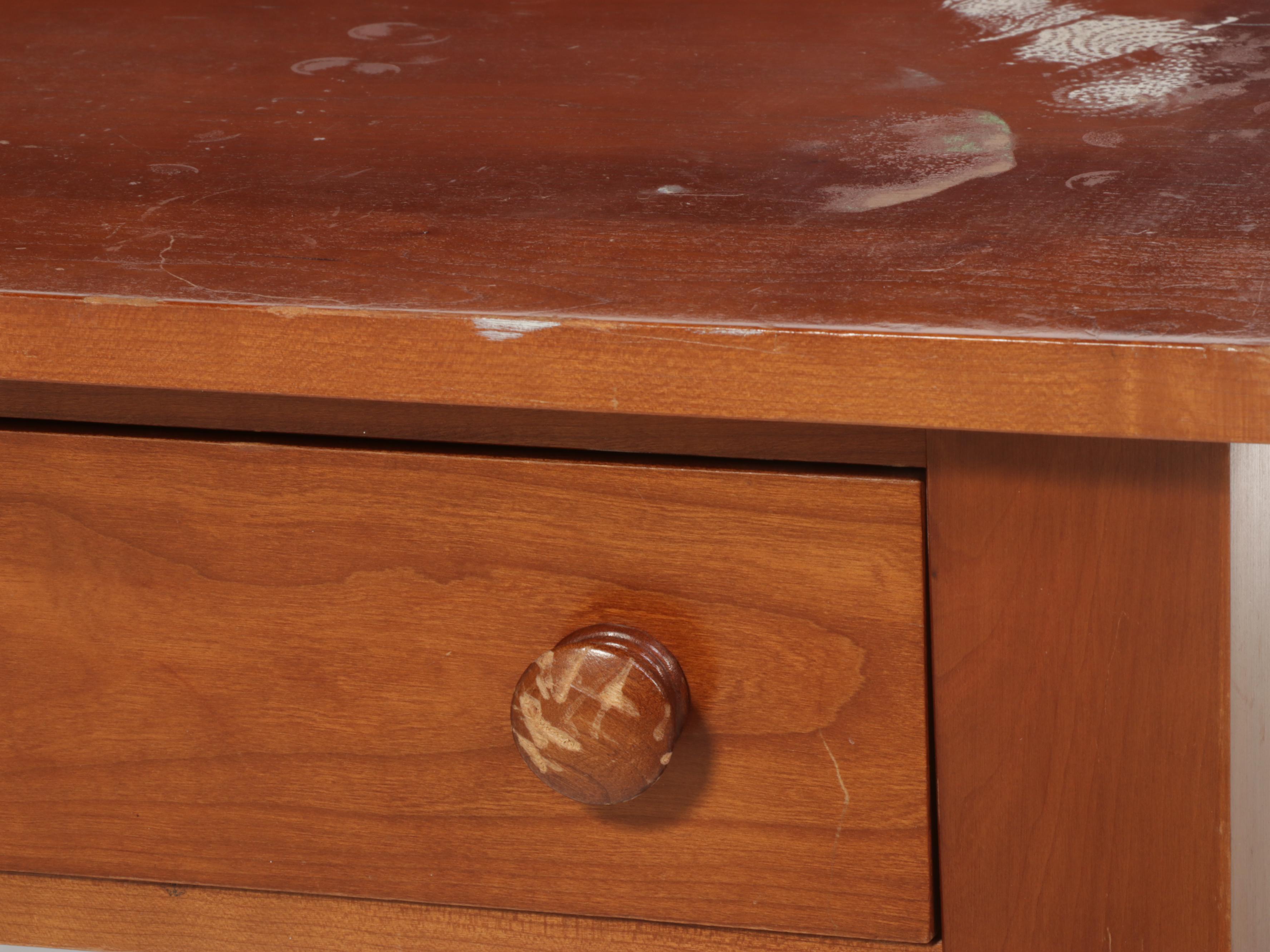 American Empire Style Cherrywood Writing Desk