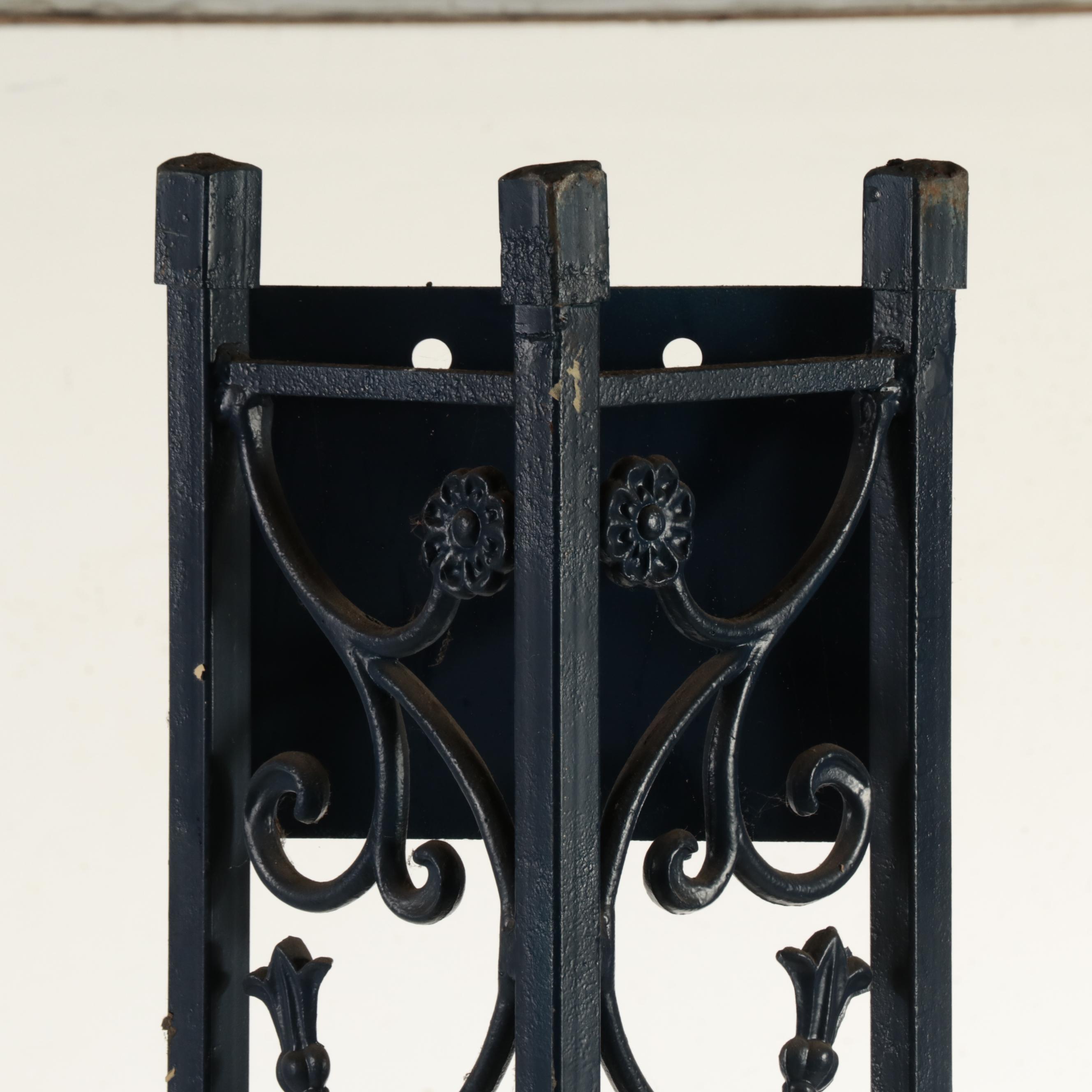 8' Cast Metal Pillar Architectural Salvage EBTH