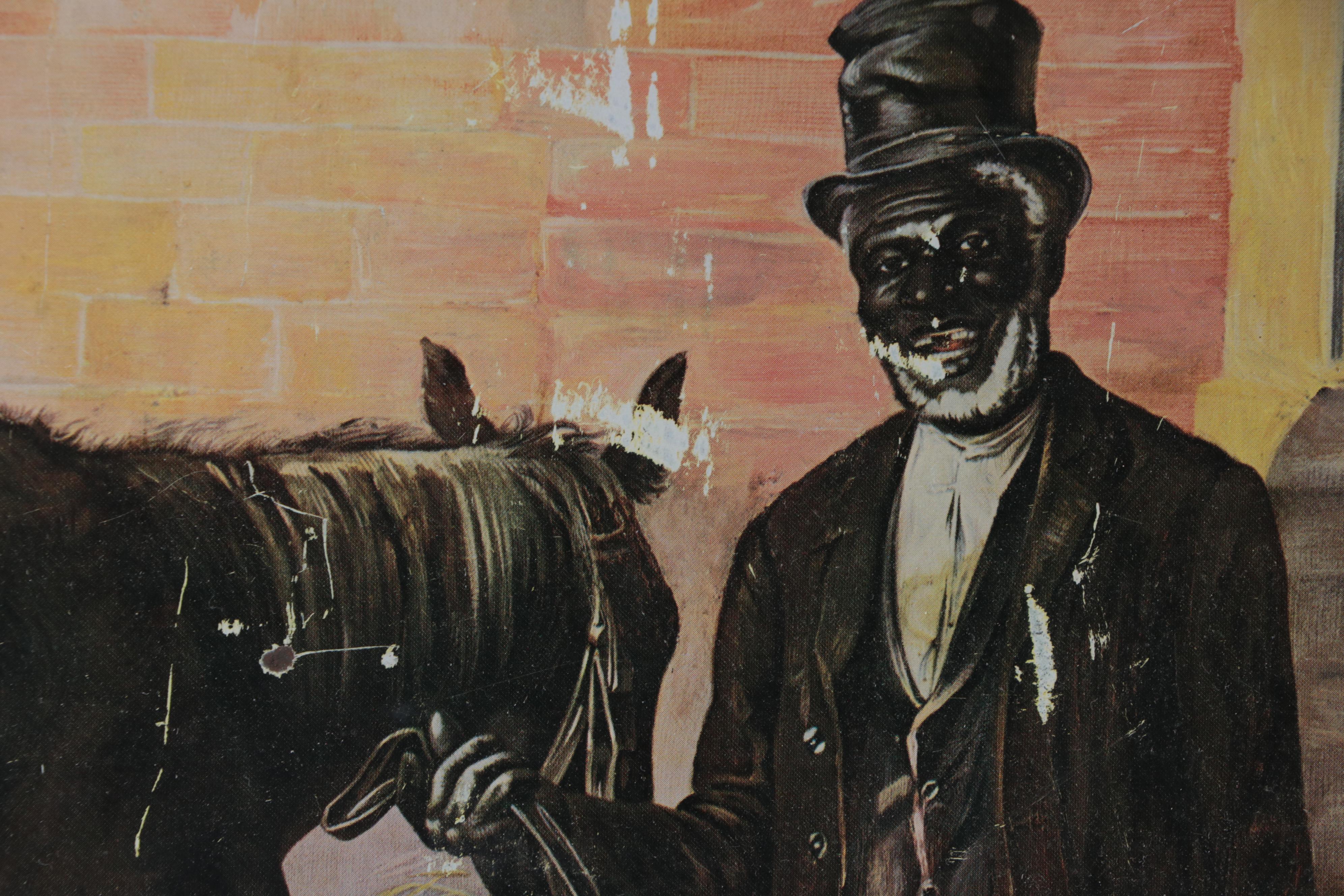 Green River Whiskey Tin Lithograph Reproduction Advertising Sign