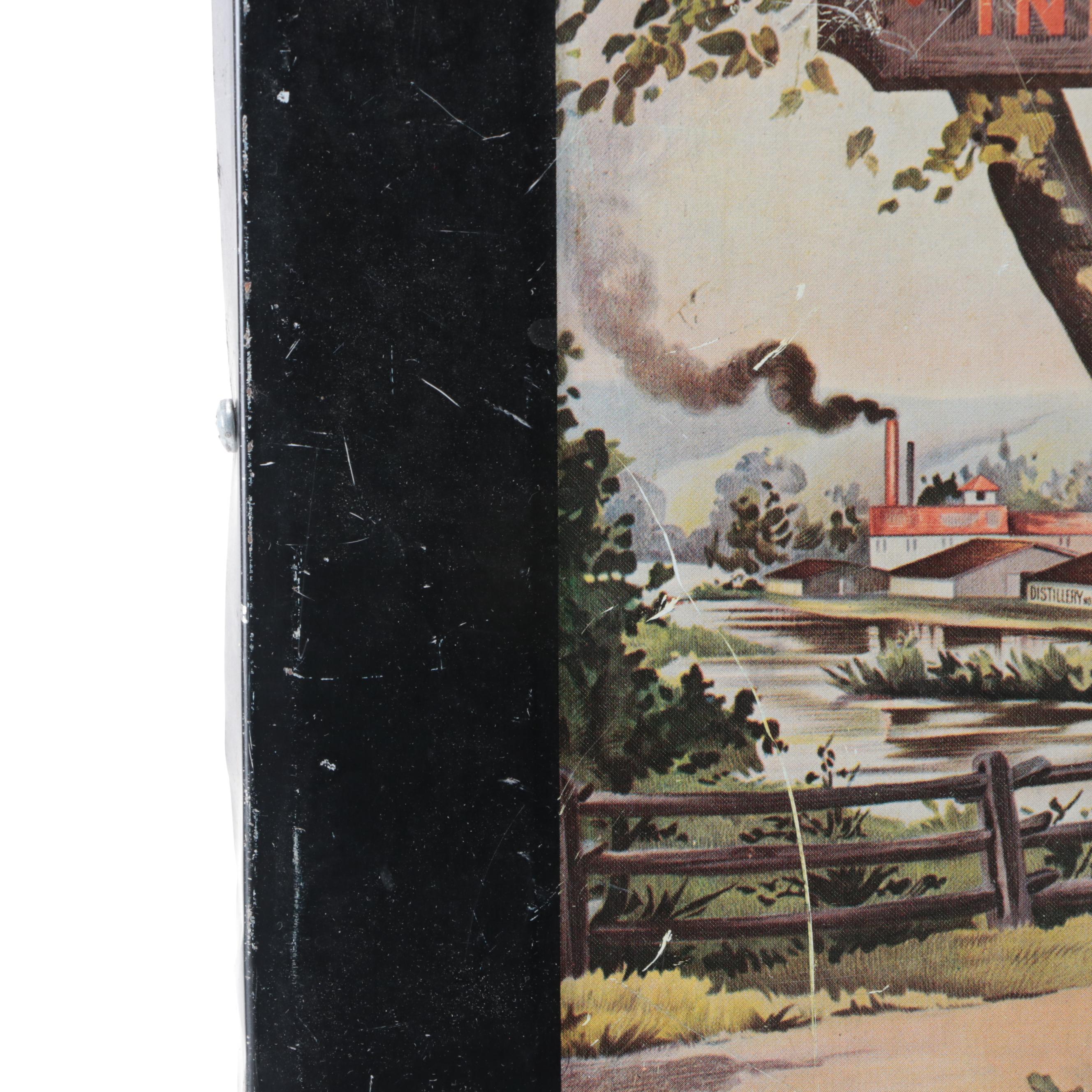 Green River Whiskey Tin Lithograph Reproduction Advertising Sign