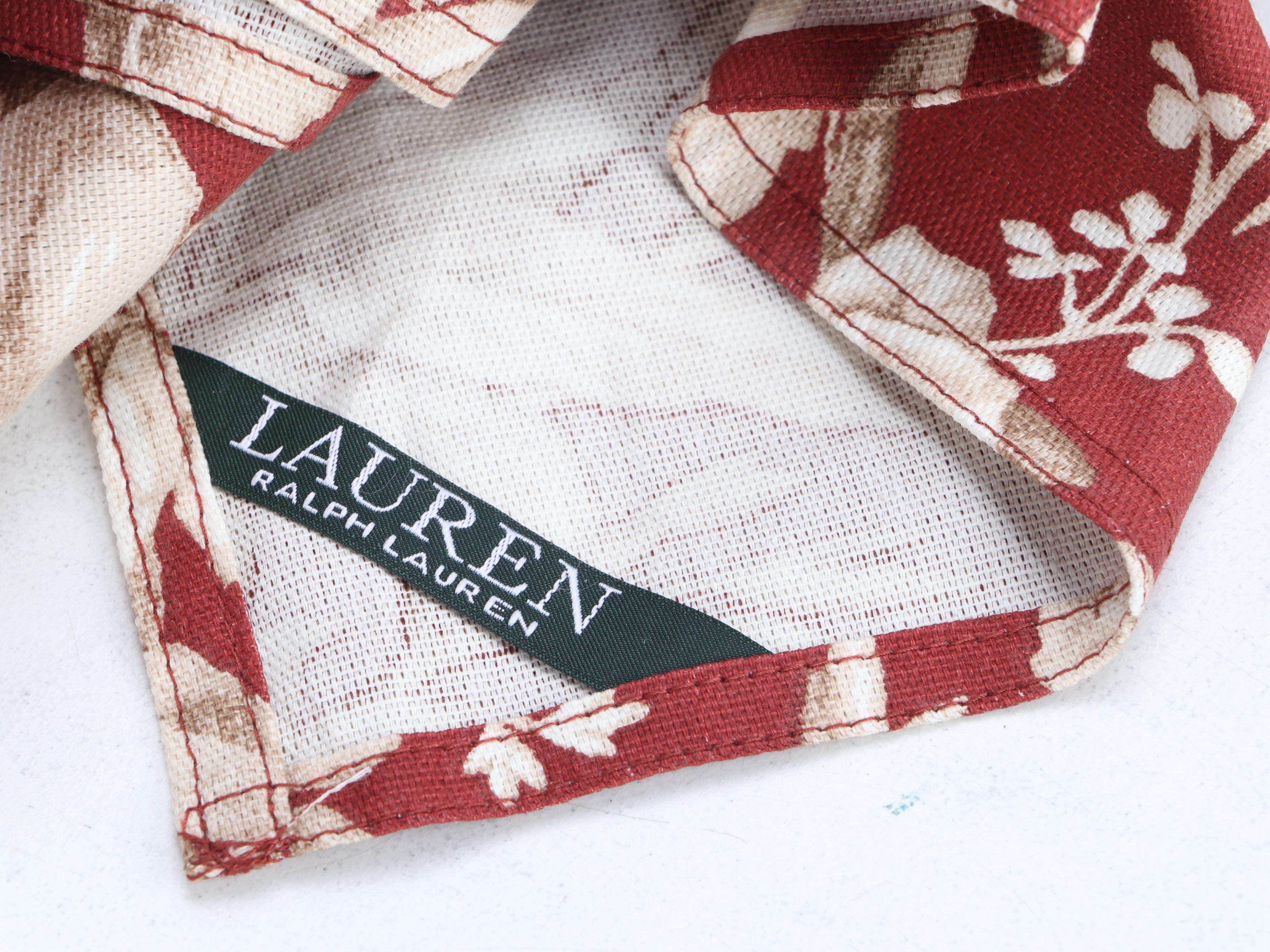 Ralph Lauren Napkins with Other Table Linens and Food Storage Containers