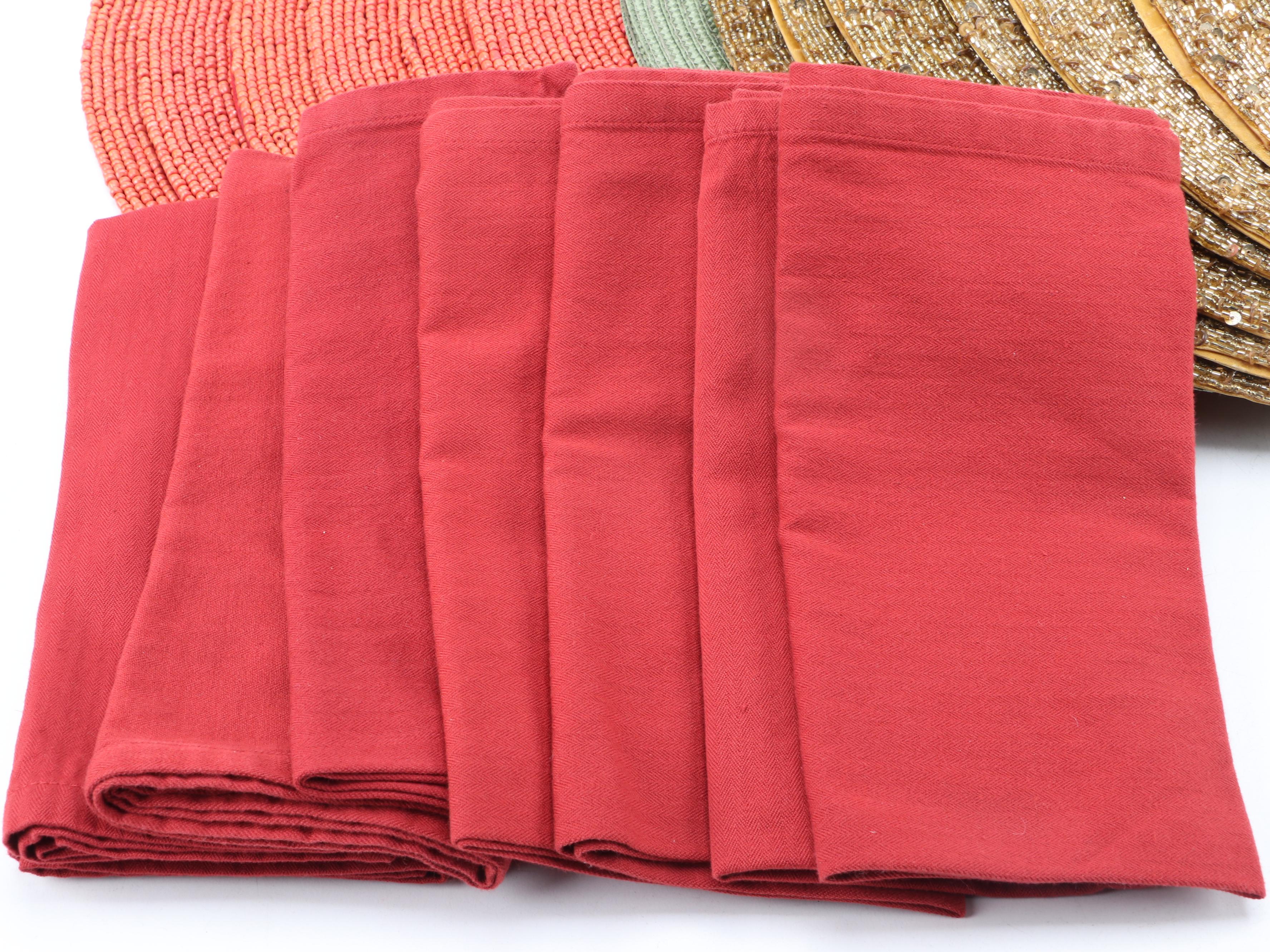 Ralph Lauren Napkins with Other Table Linens and Food Storage Containers