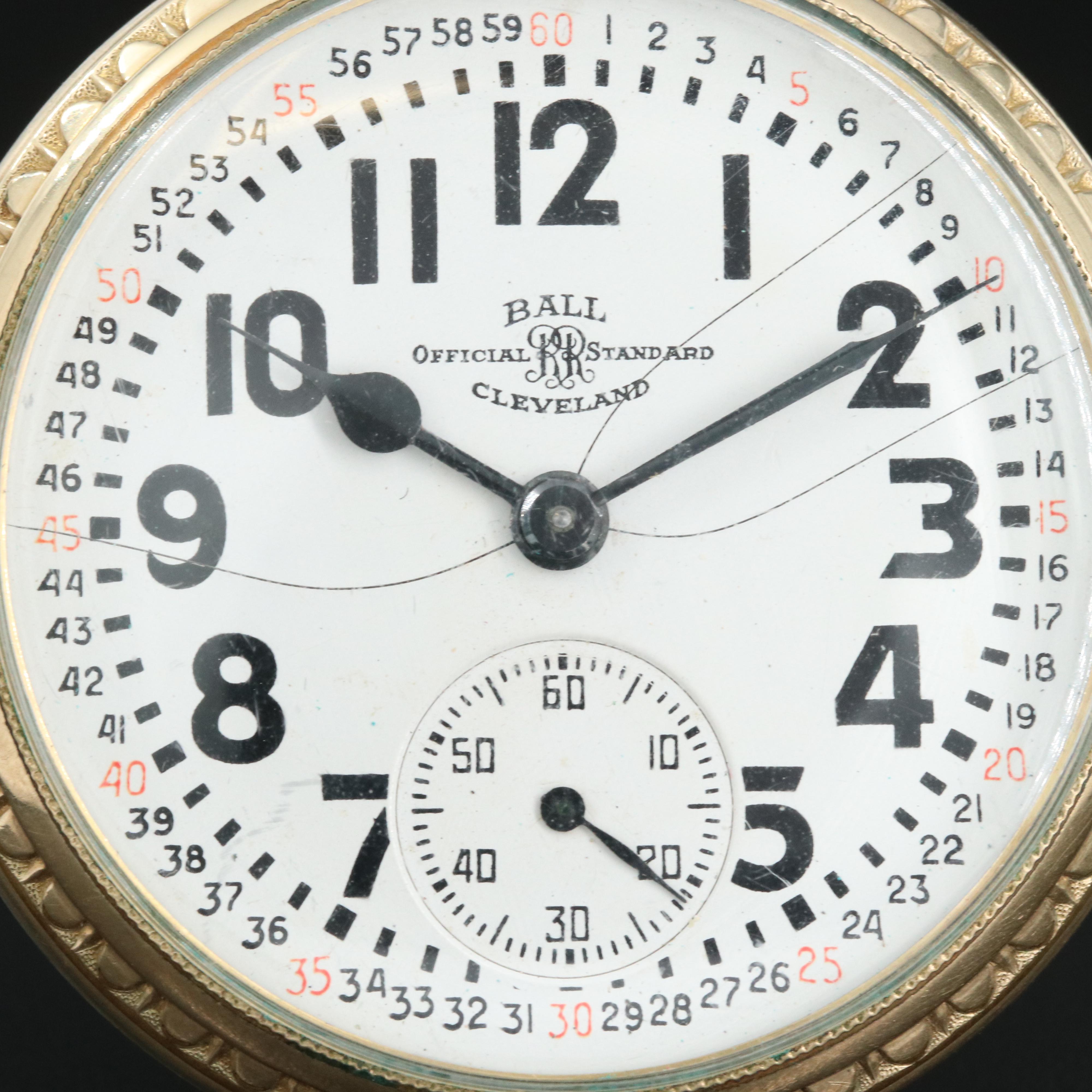 1952 Ball Railroad Grade Pocket Watch