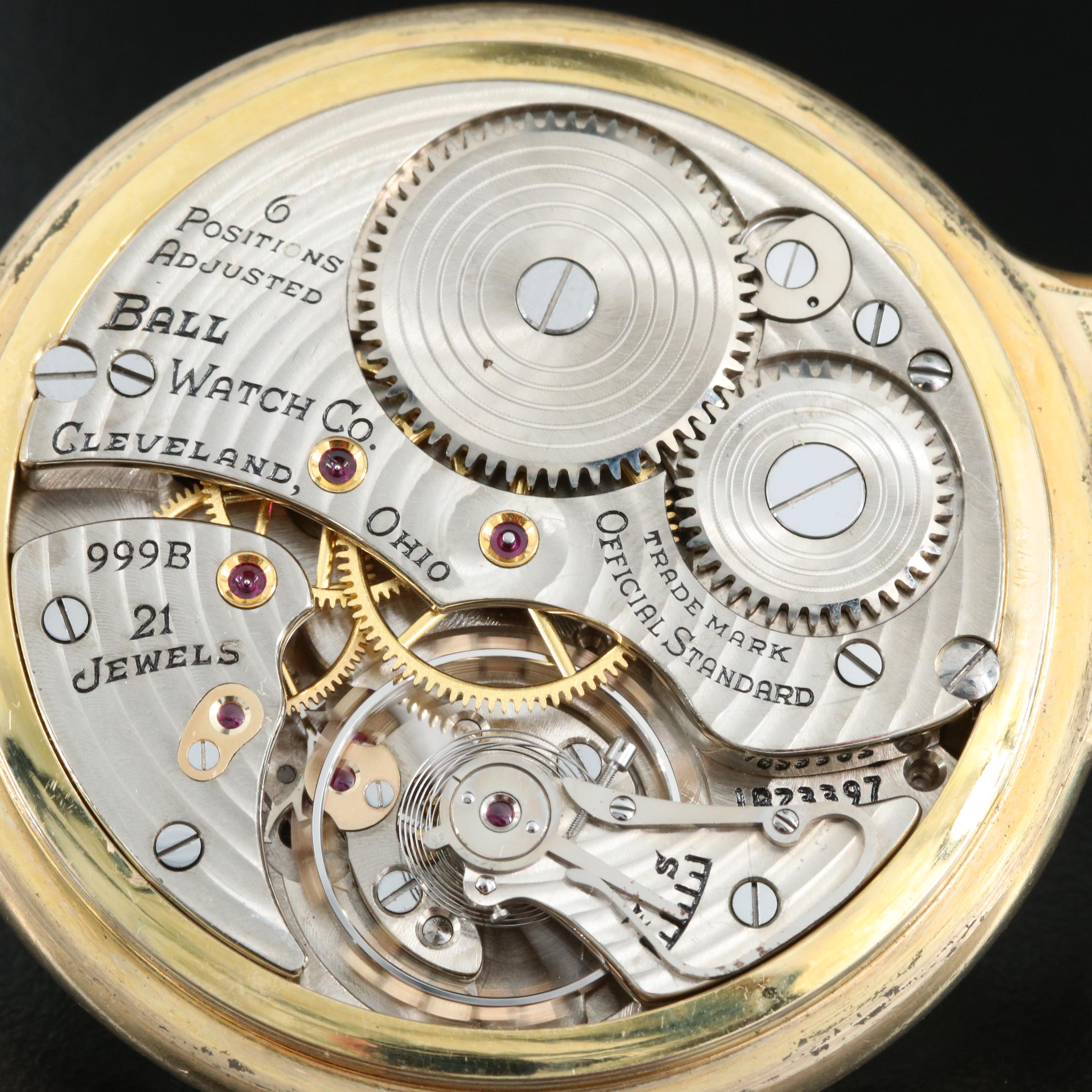 1952 Ball Railroad Grade Pocket Watch