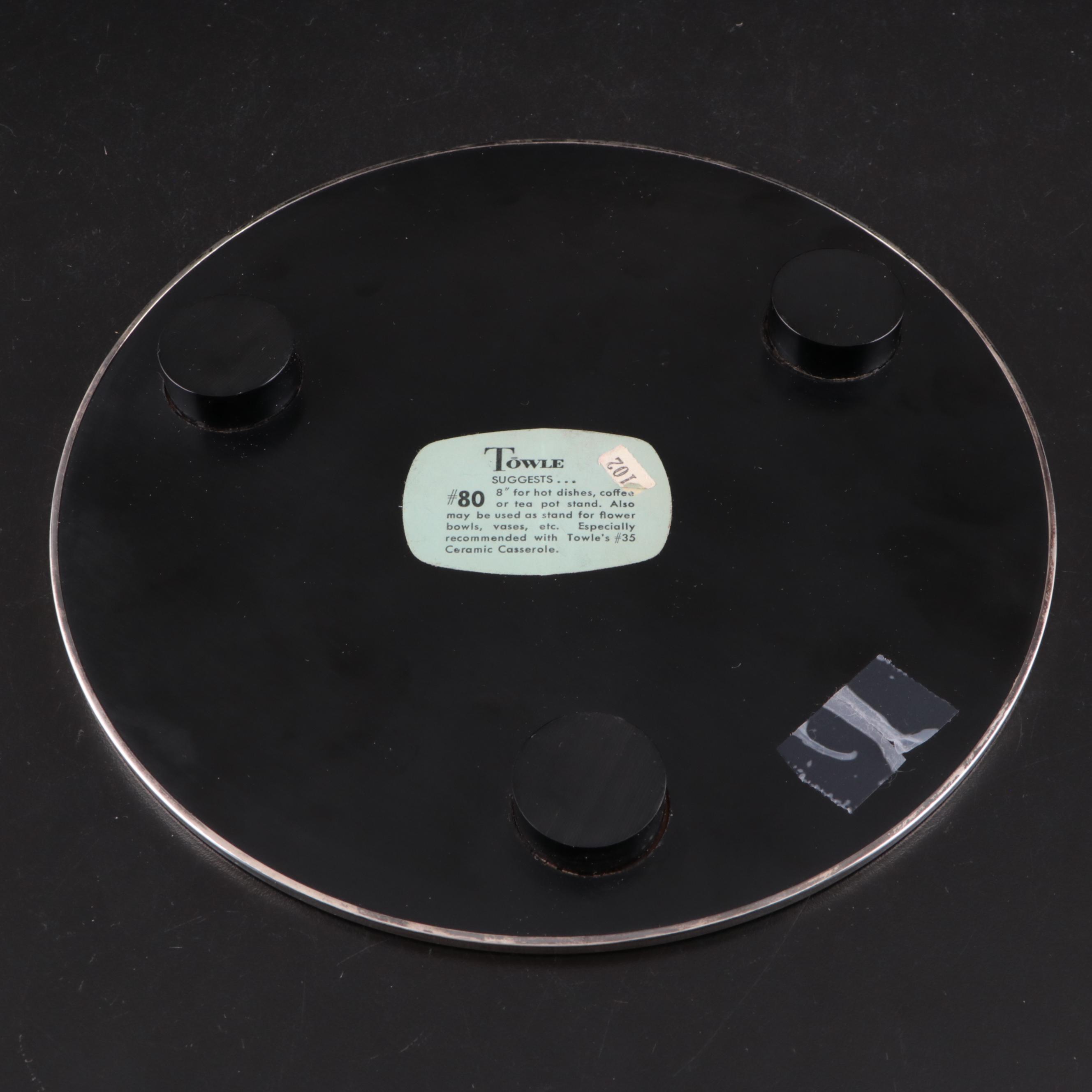 American and International Sterling Silver Table Accessories with Silver Buckle