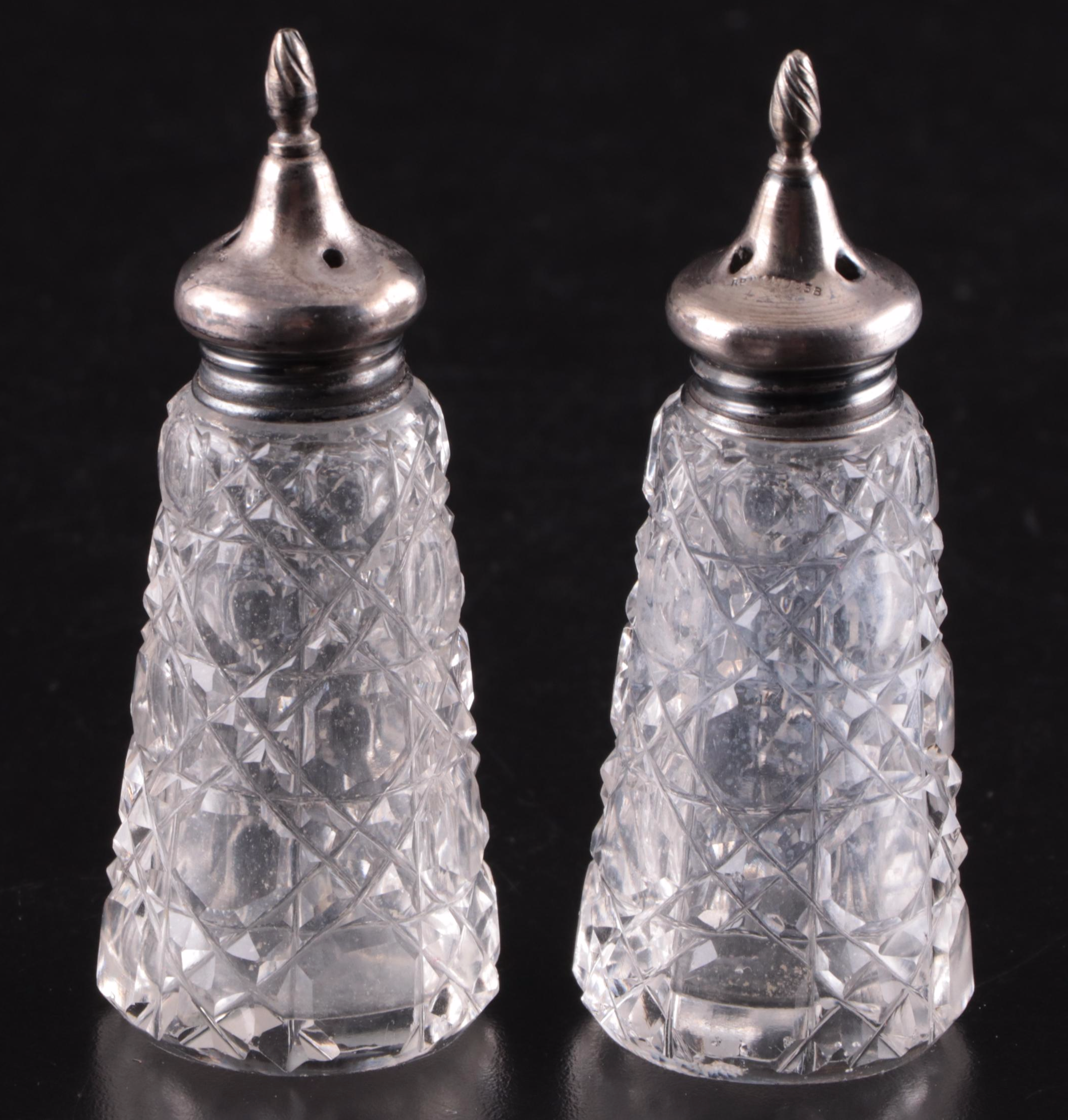 American and International Sterling Silver Table Accessories with Silver Buckle