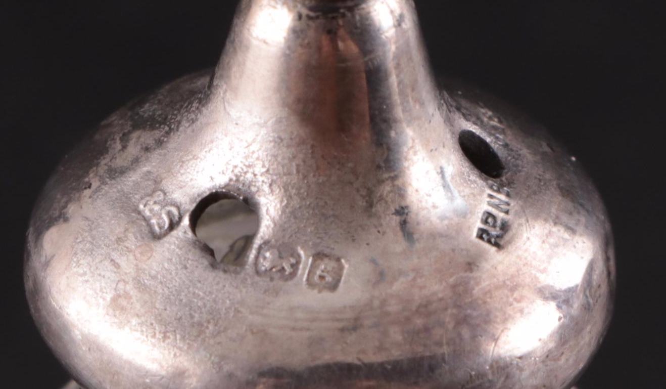 American and International Sterling Silver Table Accessories with Silver Buckle