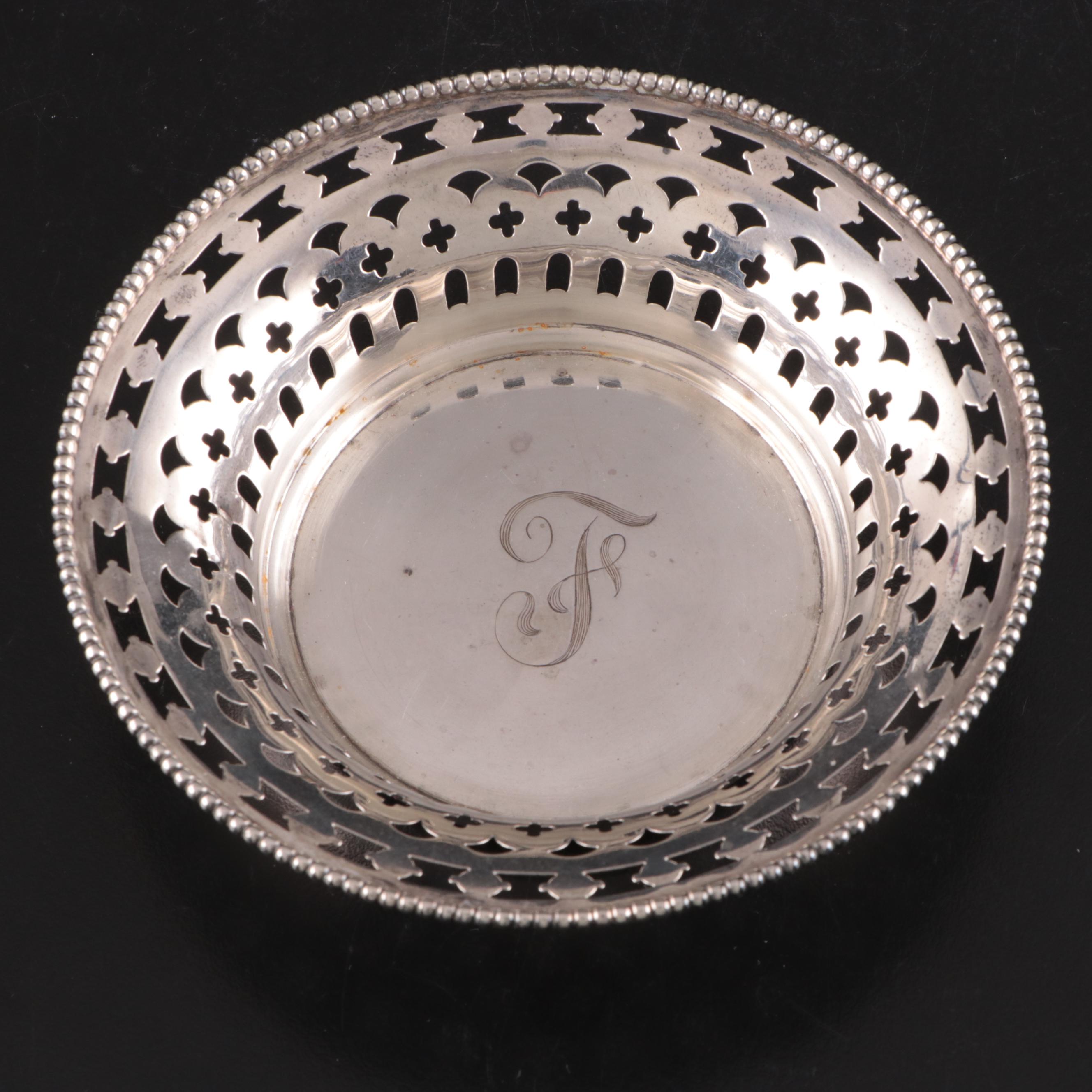 American and International Sterling Silver Table Accessories with Silver Buckle