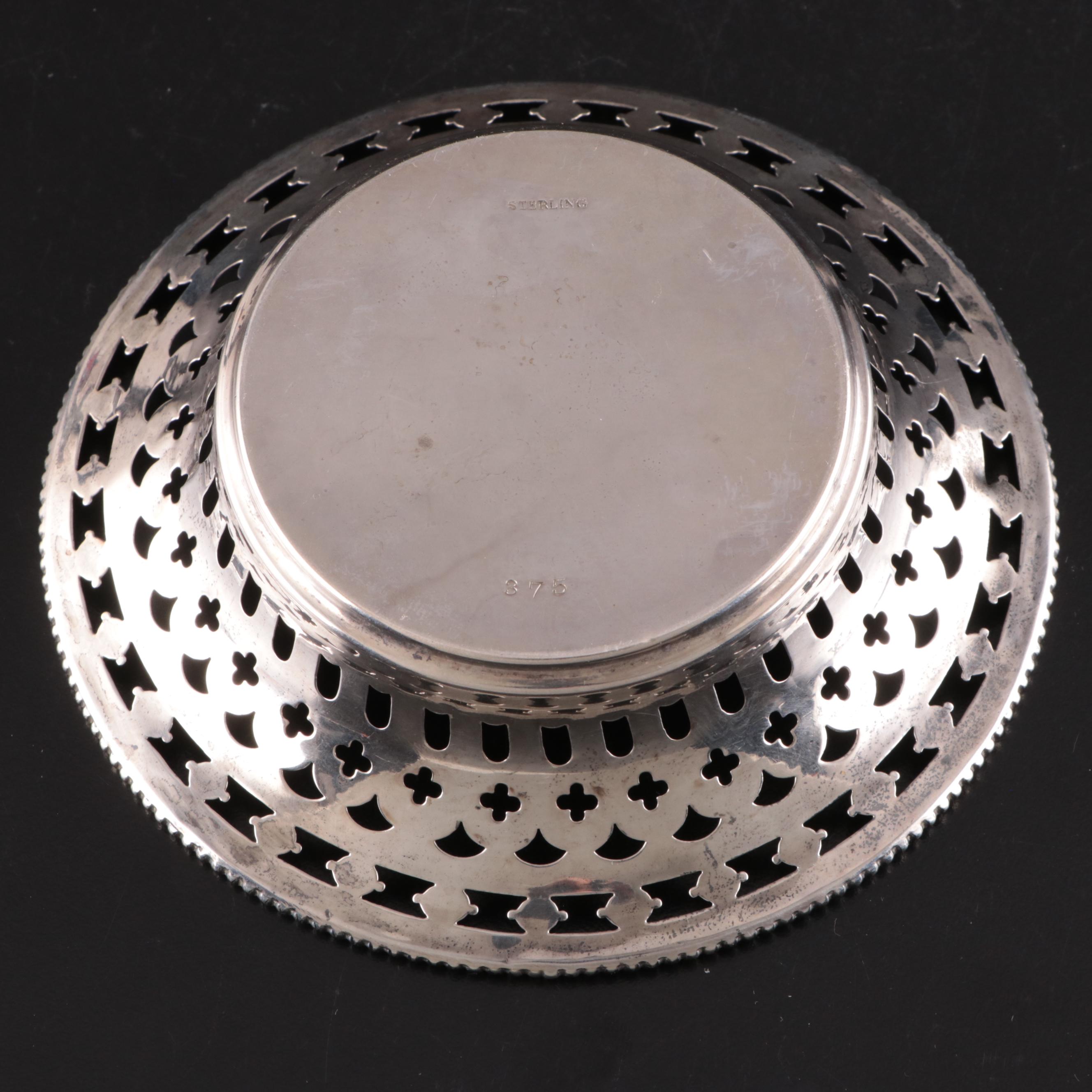 American and International Sterling Silver Table Accessories with Silver Buckle