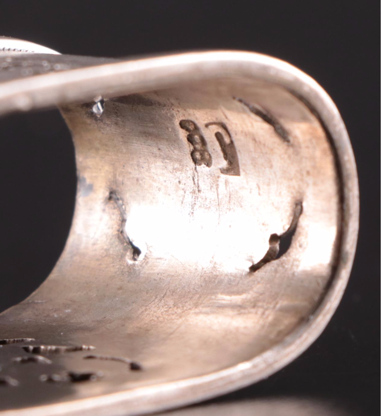 American and International Sterling Silver Table Accessories with Silver Buckle